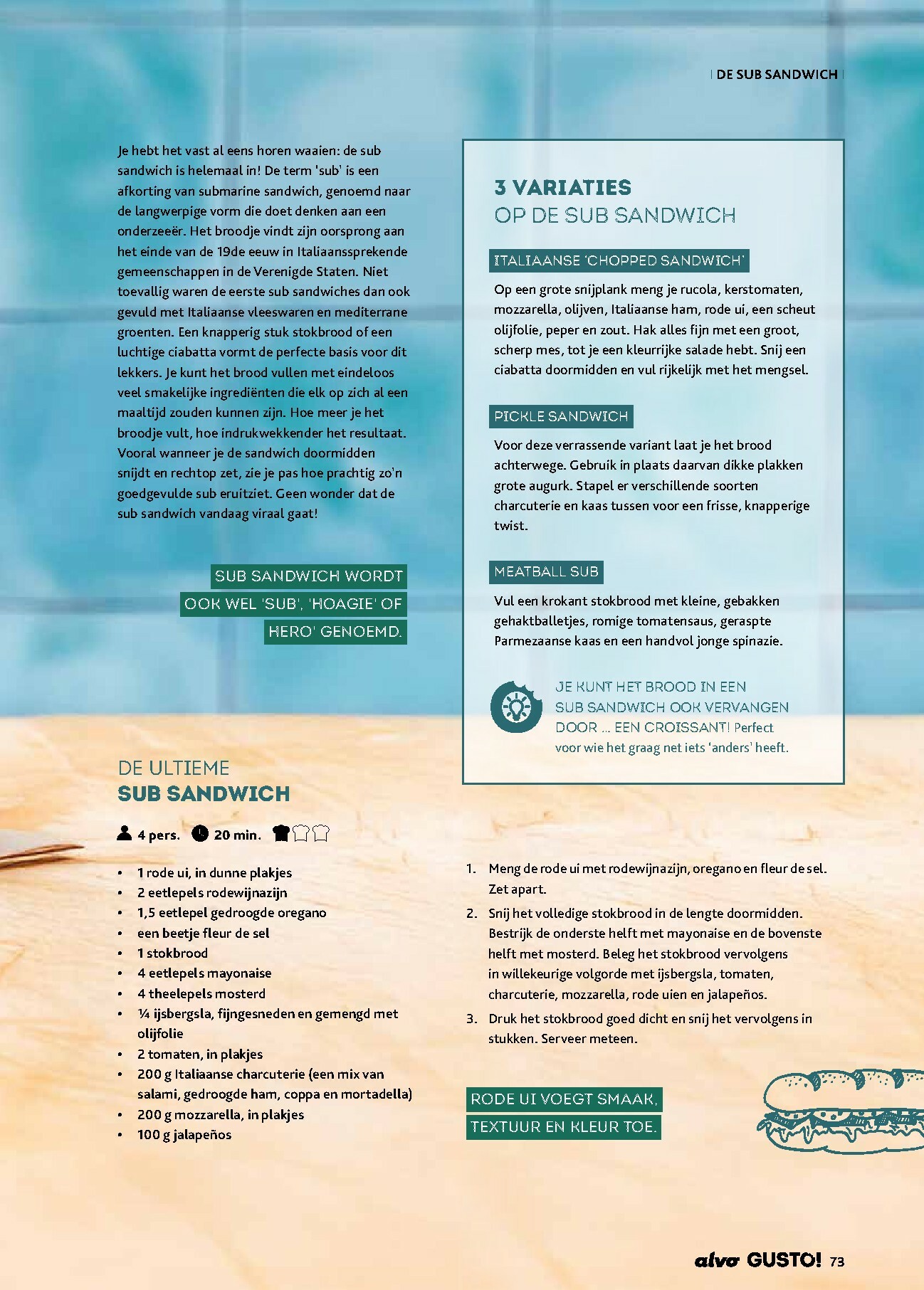 alvo - De Alvo - Gusto folder geldig vanaf 01/01 t/m 31/03 - page: 73
