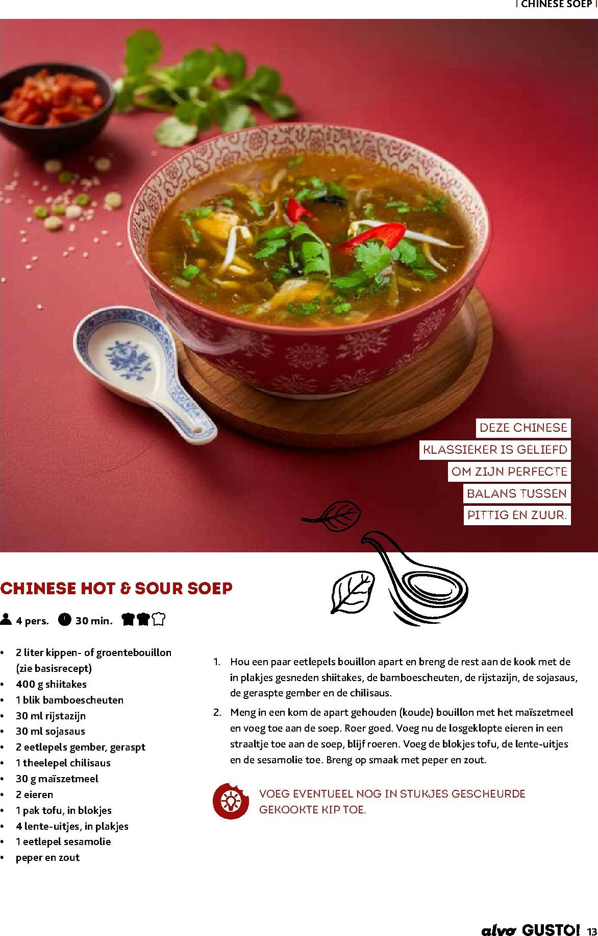 alvo - De Alvo - Gusto folder geldig vanaf 01/01 t/m 31/03 - page: 13