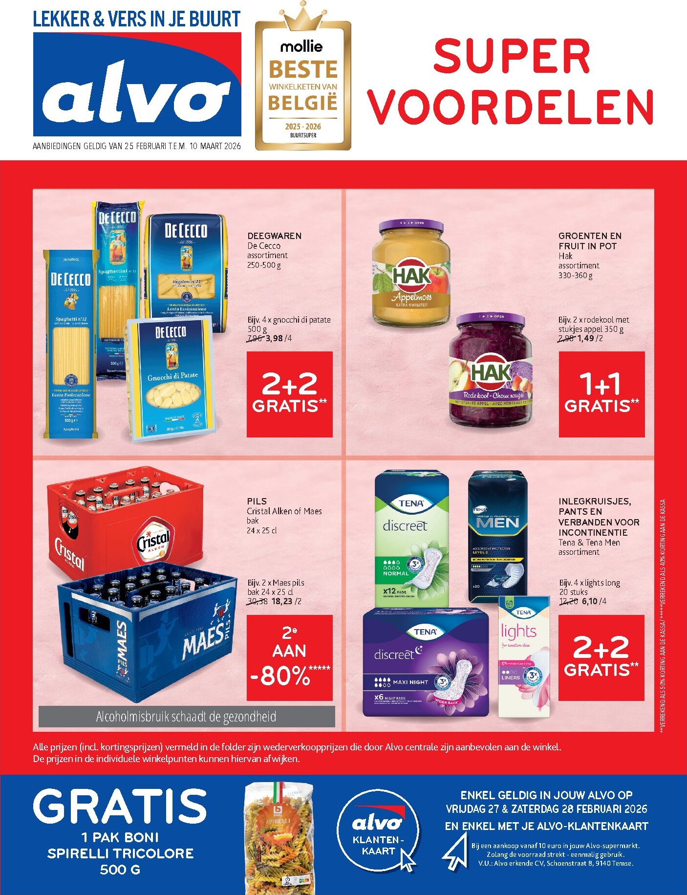 alvo - De Alvo folder geldig vanaf 25/02/2026 t/m 10/03/2026 - page: 1