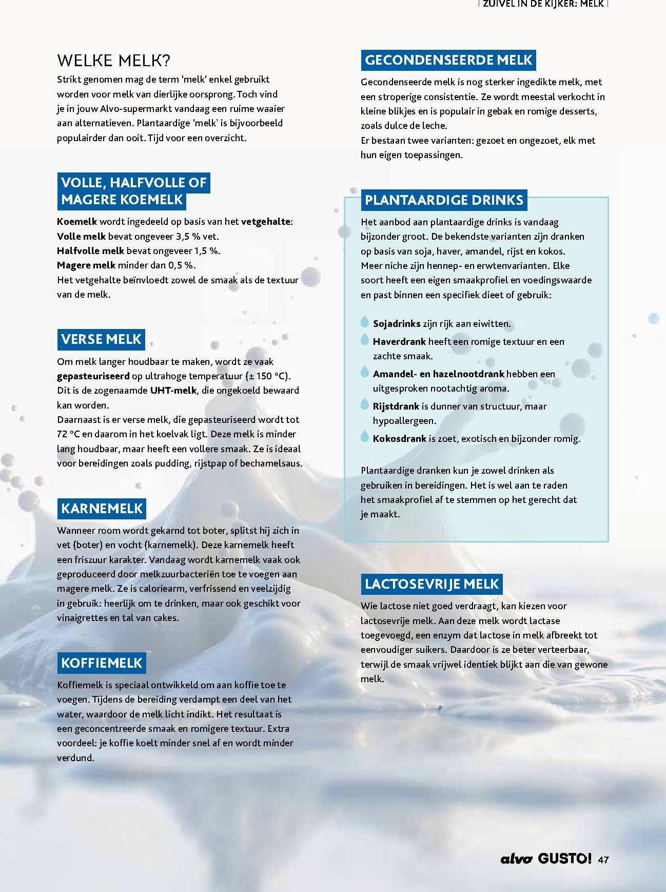 alvo - De Alvo - Gusto folder geldig vanaf 25/03/2026 t/m 31/05/2026 - page: 47