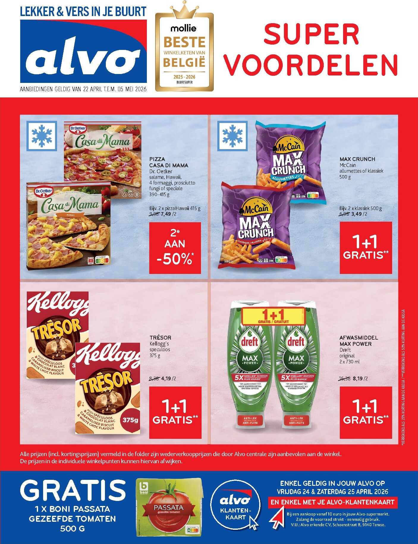 alvo - Huidige Alvo folder geldig van woensdag 22/04/2026 tot dinsdag 05/05/2026 - page: 1