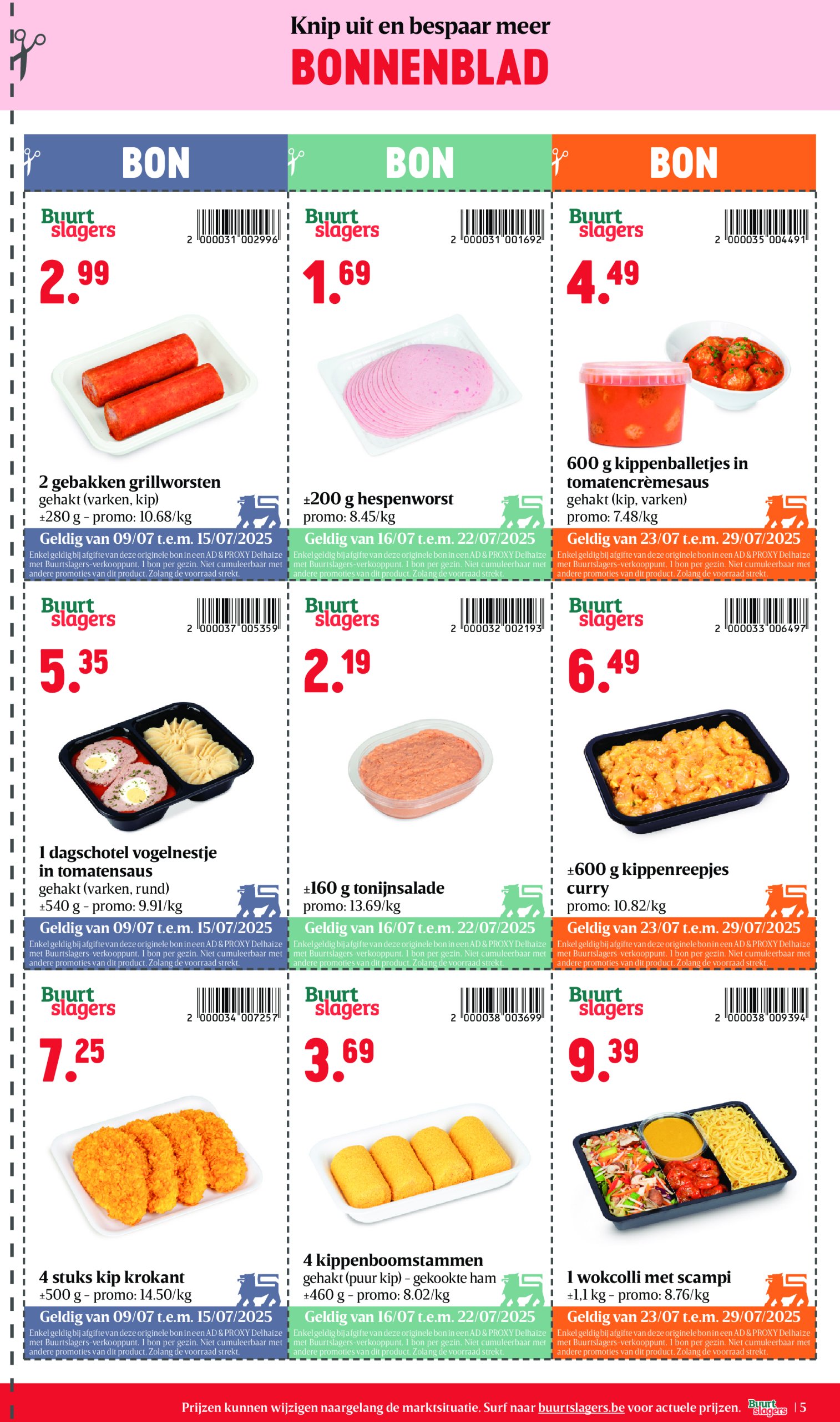 buurtslagers - Buurtslagers folder geldig vanaf 18/06 - 29/07 - page: 5