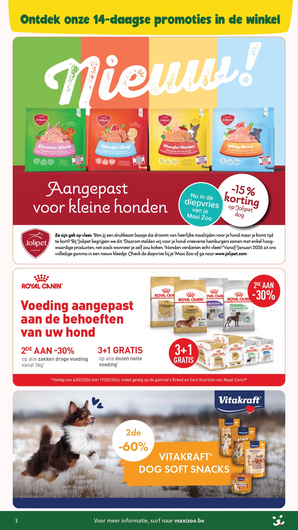 maxizoo - De Maxizoo folder geldig vanaf 04/02/2026 t/m 03/03/2026 - page: 3