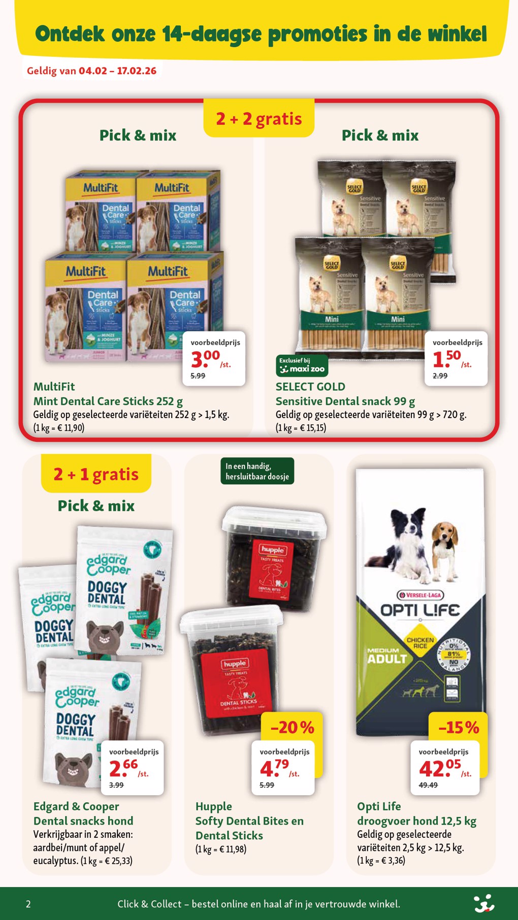 maxizoo - De Maxizoo folder geldig vanaf 04/02/2026 t/m 03/03/2026 - page: 2