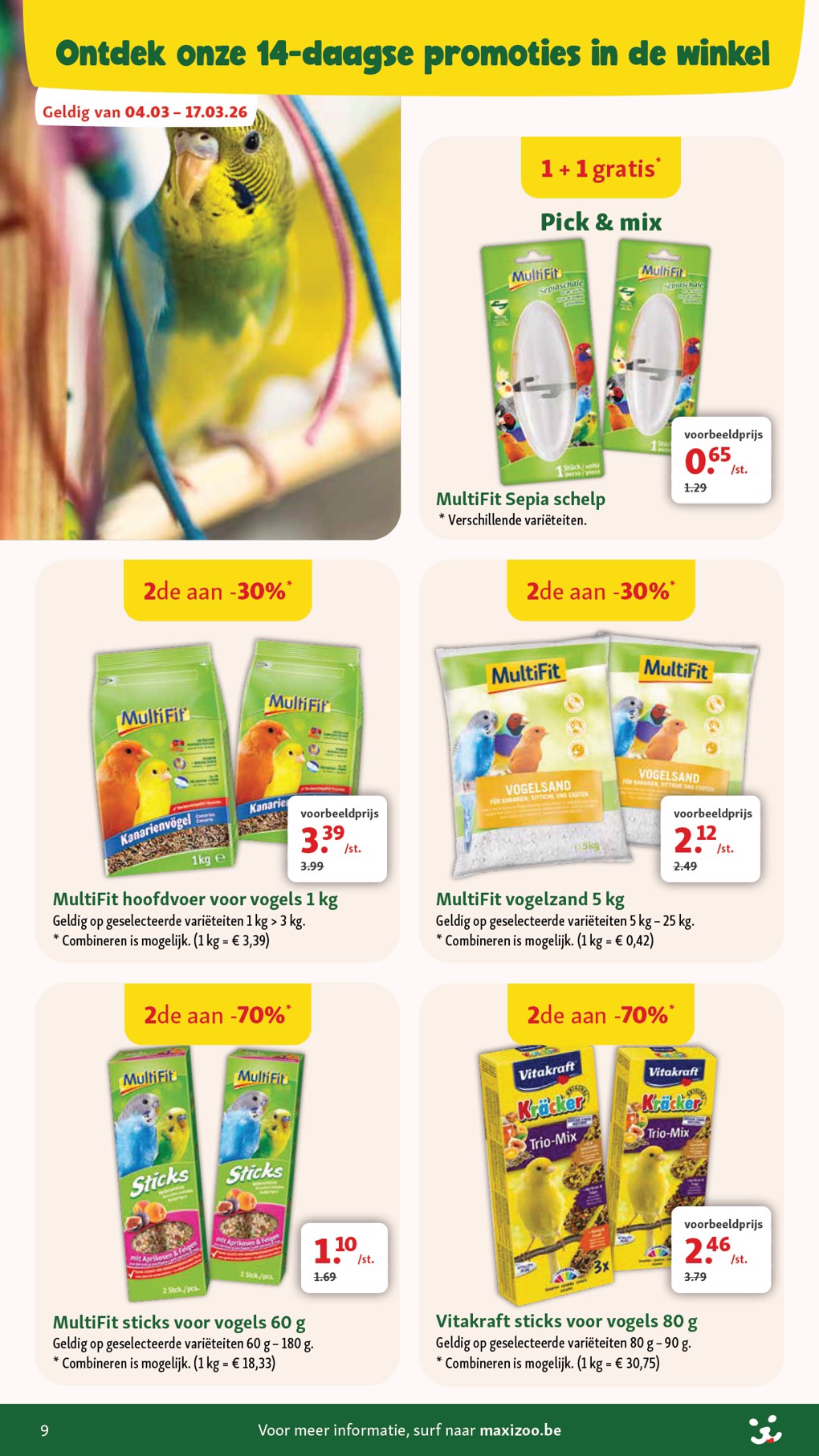 maxizoo - De Maxizoo folder geldig vanaf 04/03/2026 t/m 31/03/2026 - page: 9