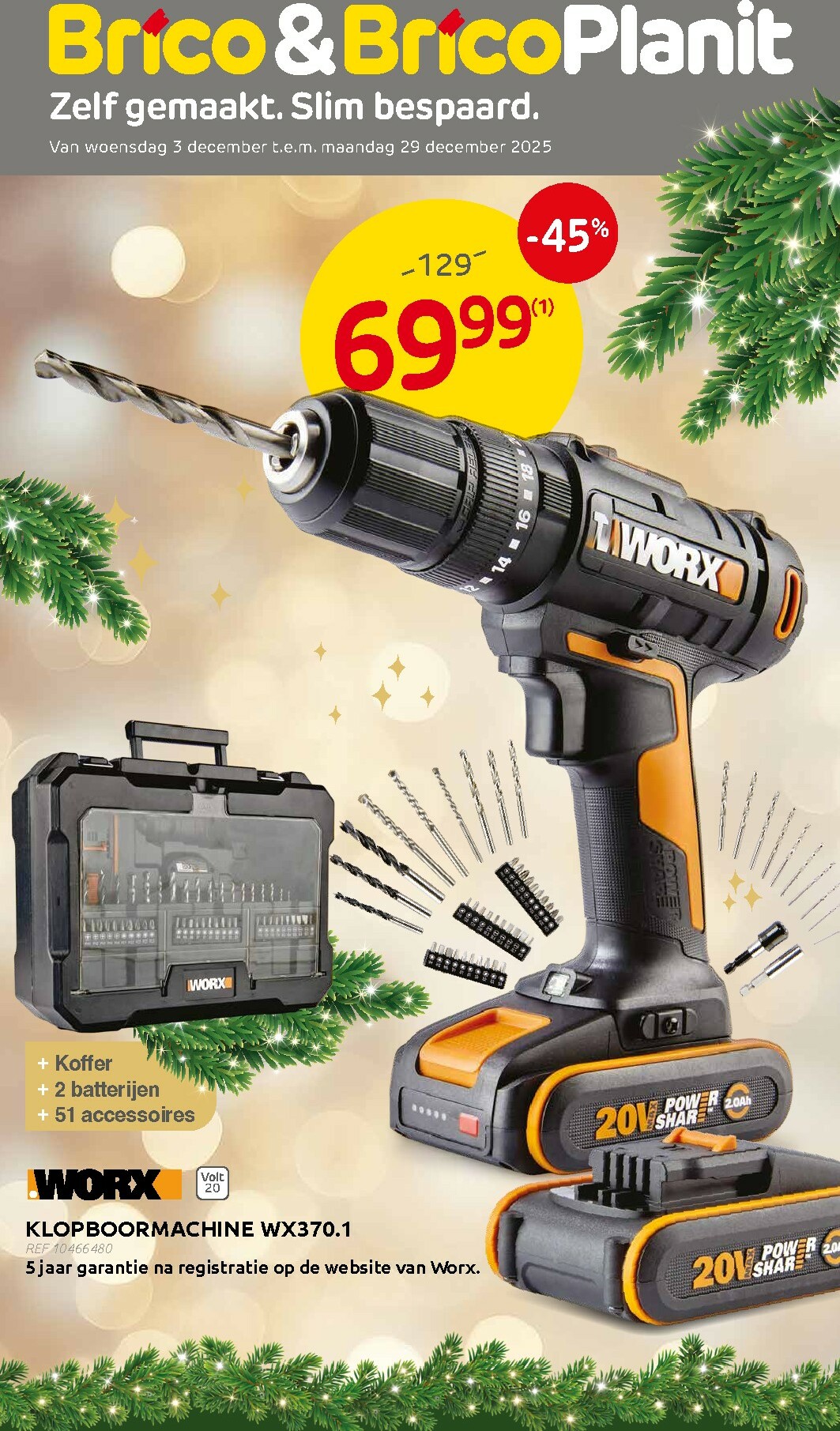 brico - De Brico Planit folder geldig vanaf 03/12 t/m 29/12