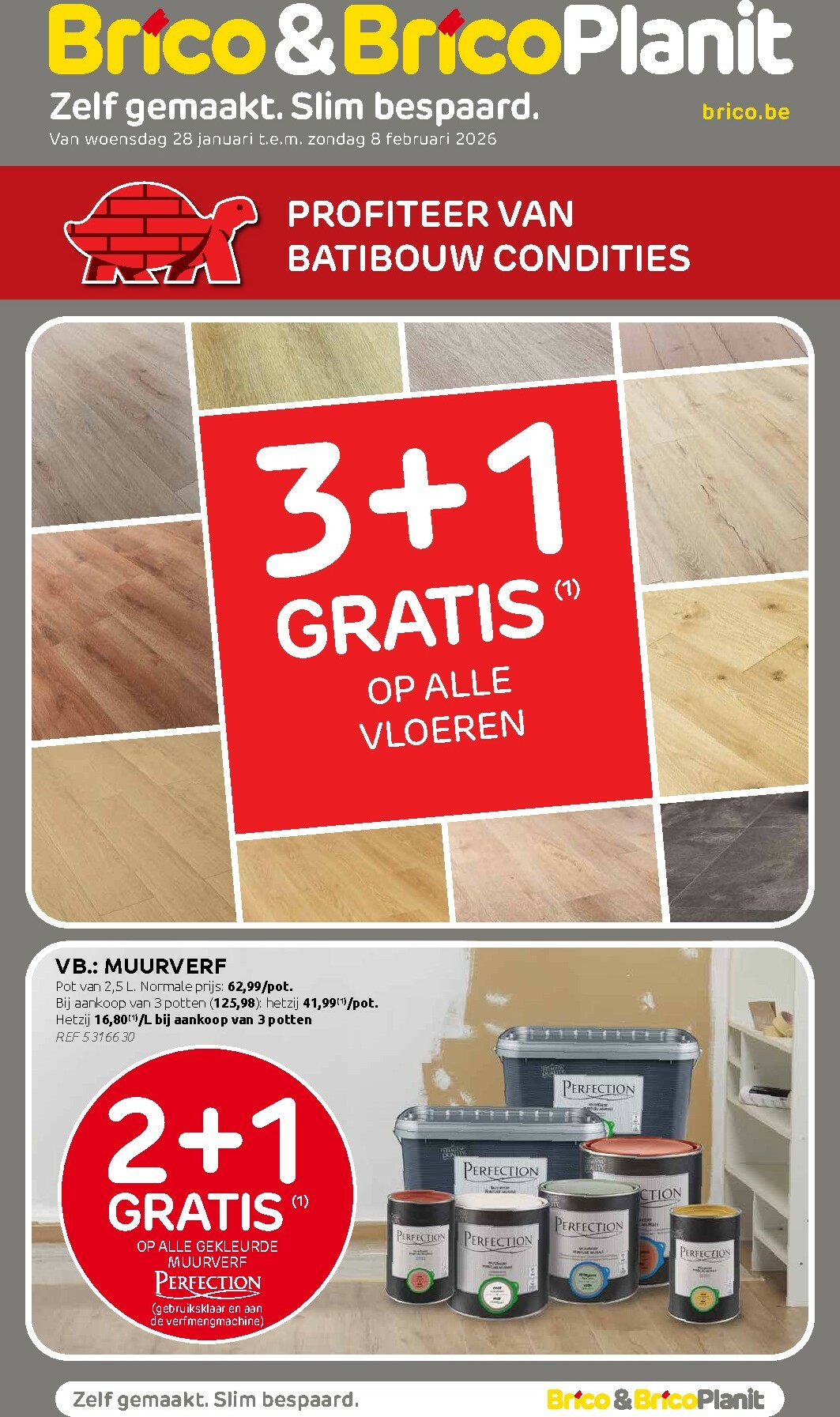 brico - De Brico folder geldig vanaf 28/01/2026 t/m 08/02/2026 - page: 1