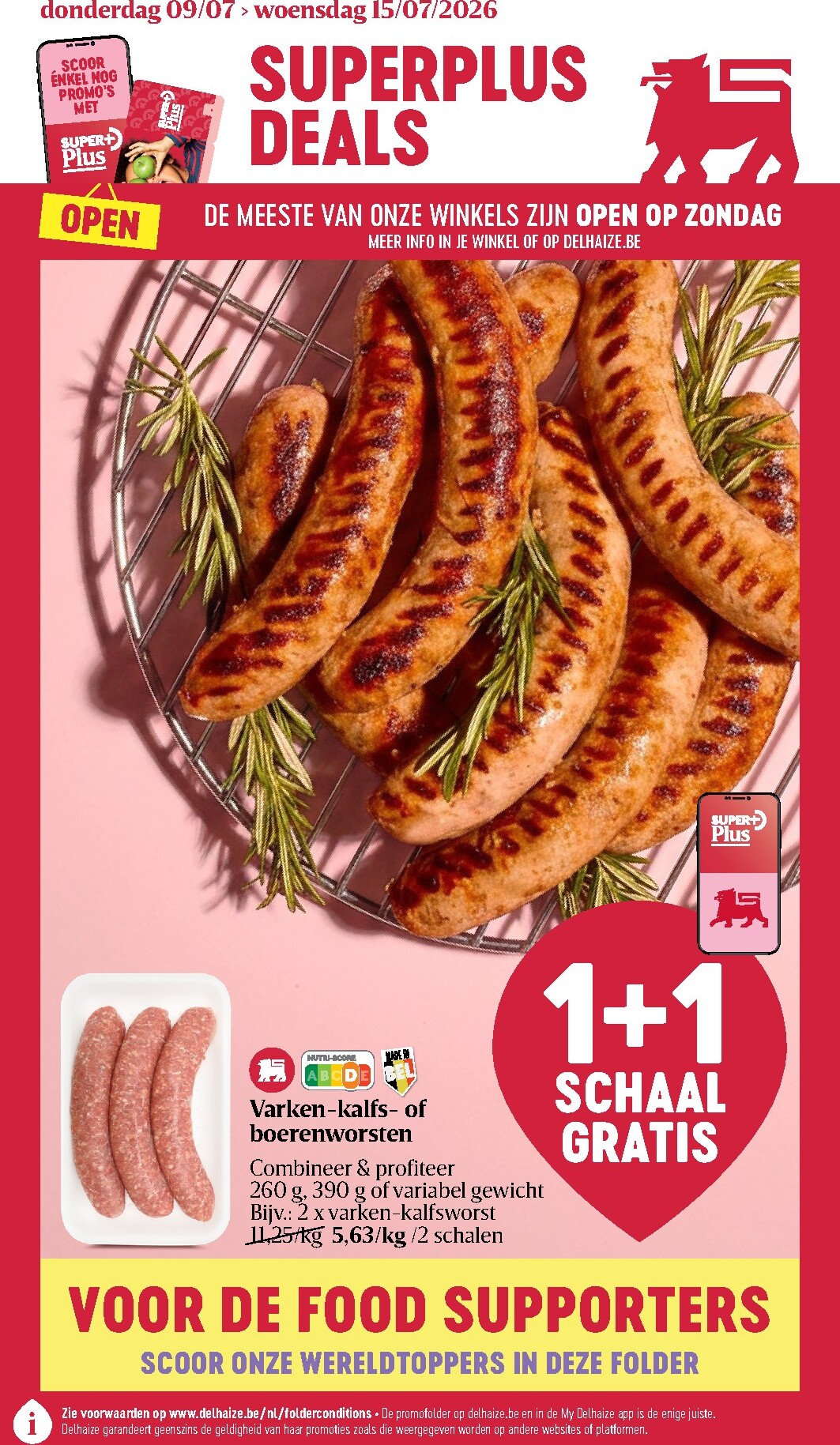 delhaize - Toekomstige Delhaize folder geldig van donderdag 09/07/2026 tot woensdag 15/07/2026 - page: 1