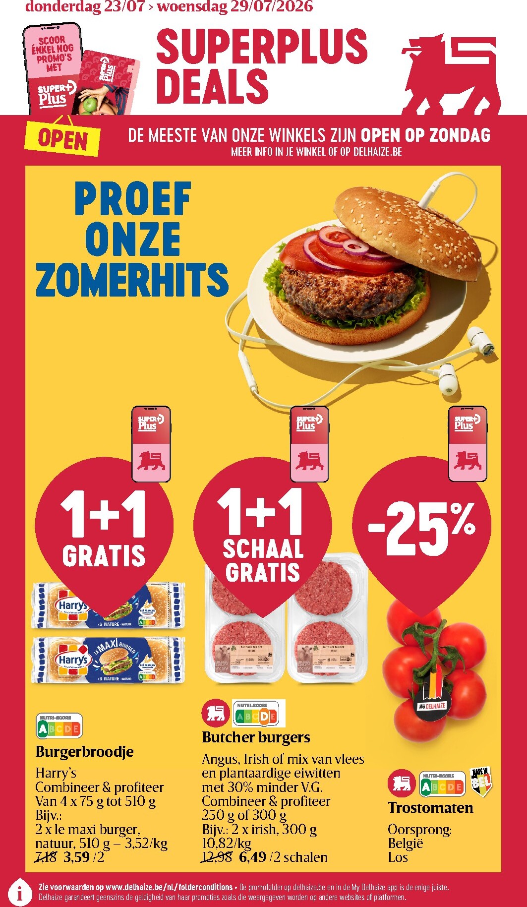 delhaize - Toekomstige Delhaize - Folder van volgende week folder geldig van donderdag 23/07/2026 tot woensdag 29/07/2026 - page: 1