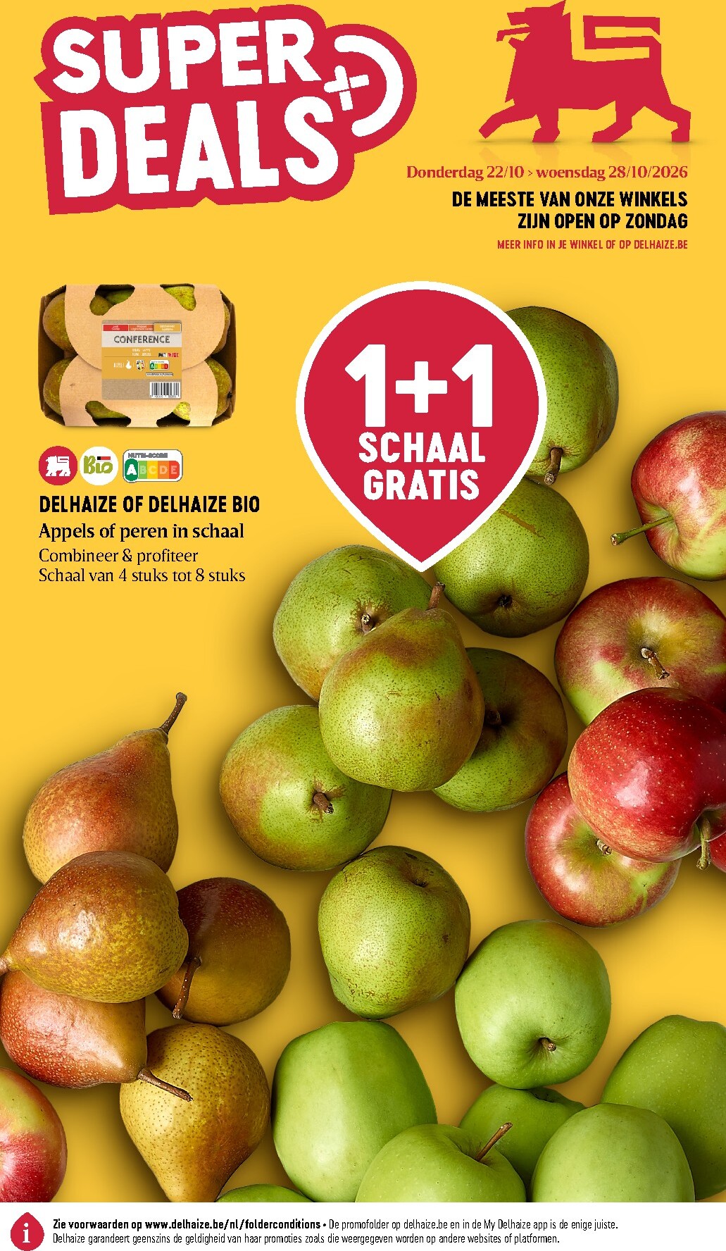 delhaize - Toekomstige Delhaize folder geldig van donderdag 22/10/2026 tot woensdag 28/10/2026 - page: 1