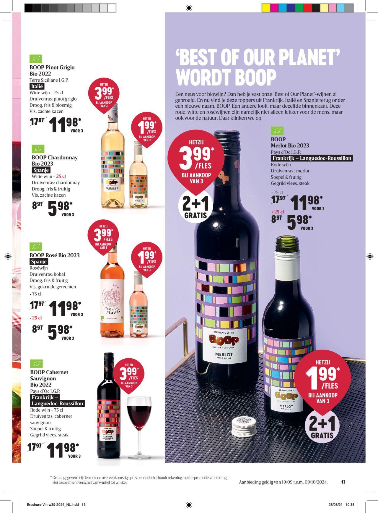 delhaize - Delhaize Wijn en bier brochure 19/09/2024 t/m 09/10/2024 - page: 13