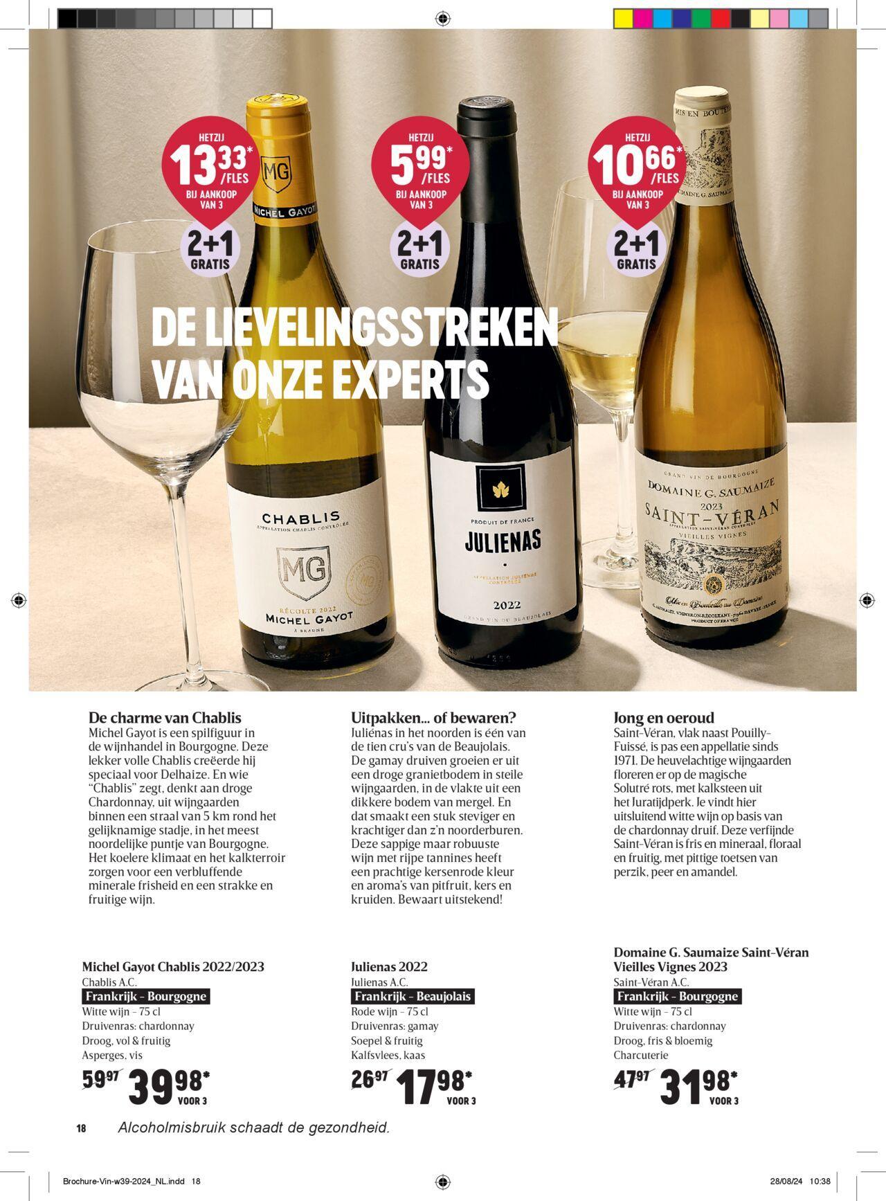 delhaize - Delhaize Wijn en bier brochure 19/09/2024 t/m 09/10/2024 - page: 18