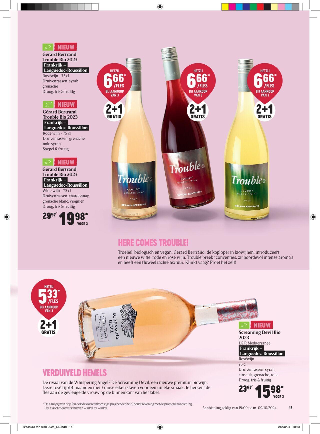 delhaize - Delhaize Wijn en bier brochure 19/09/2024 t/m 09/10/2024 - page: 15