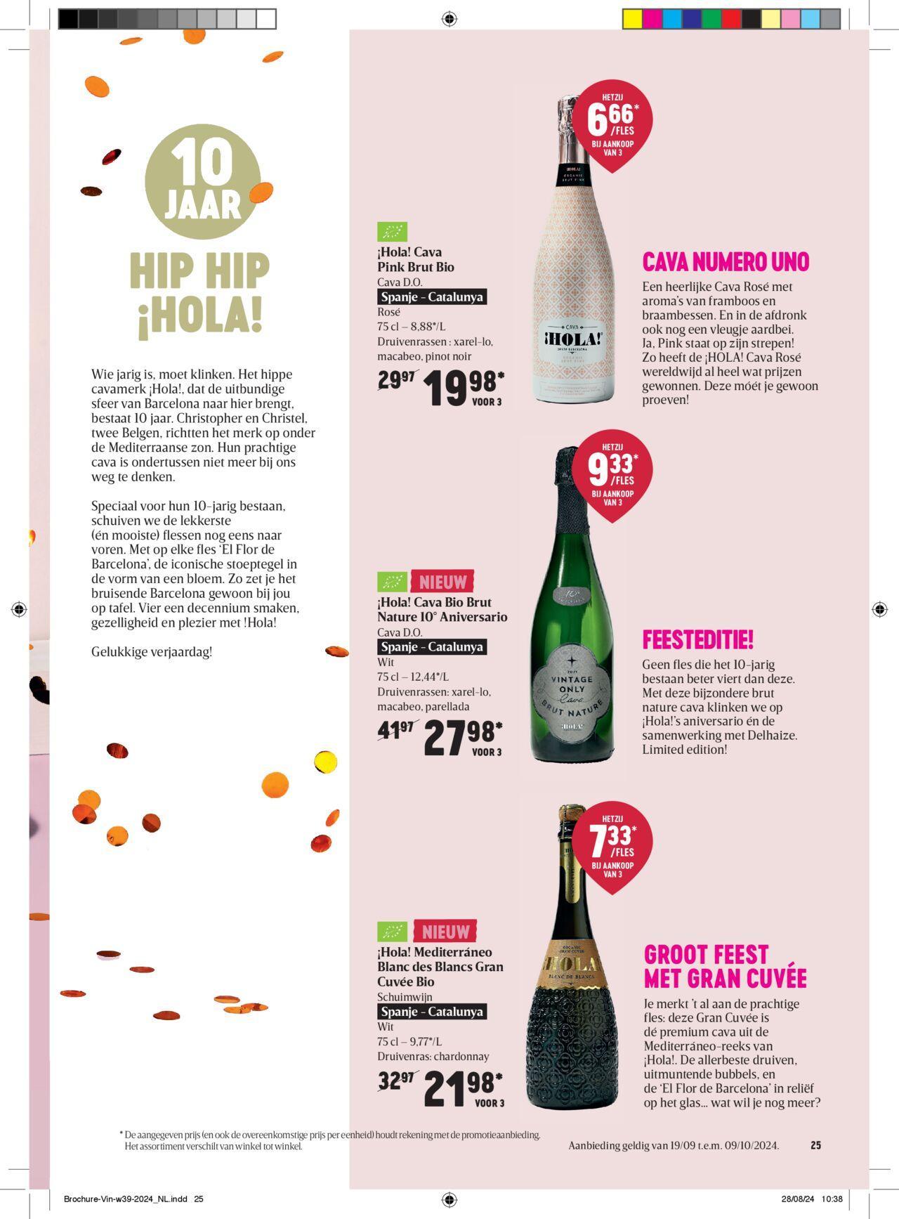 delhaize - Delhaize Wijn en bier brochure 19/09/2024 t/m 09/10/2024 - page: 25