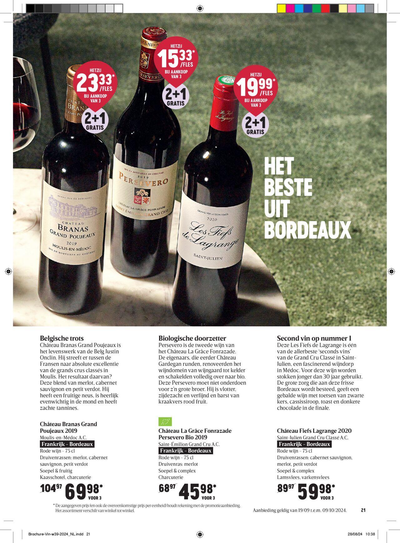 delhaize - Delhaize Wijn en bier brochure 19/09/2024 t/m 09/10/2024 - page: 21