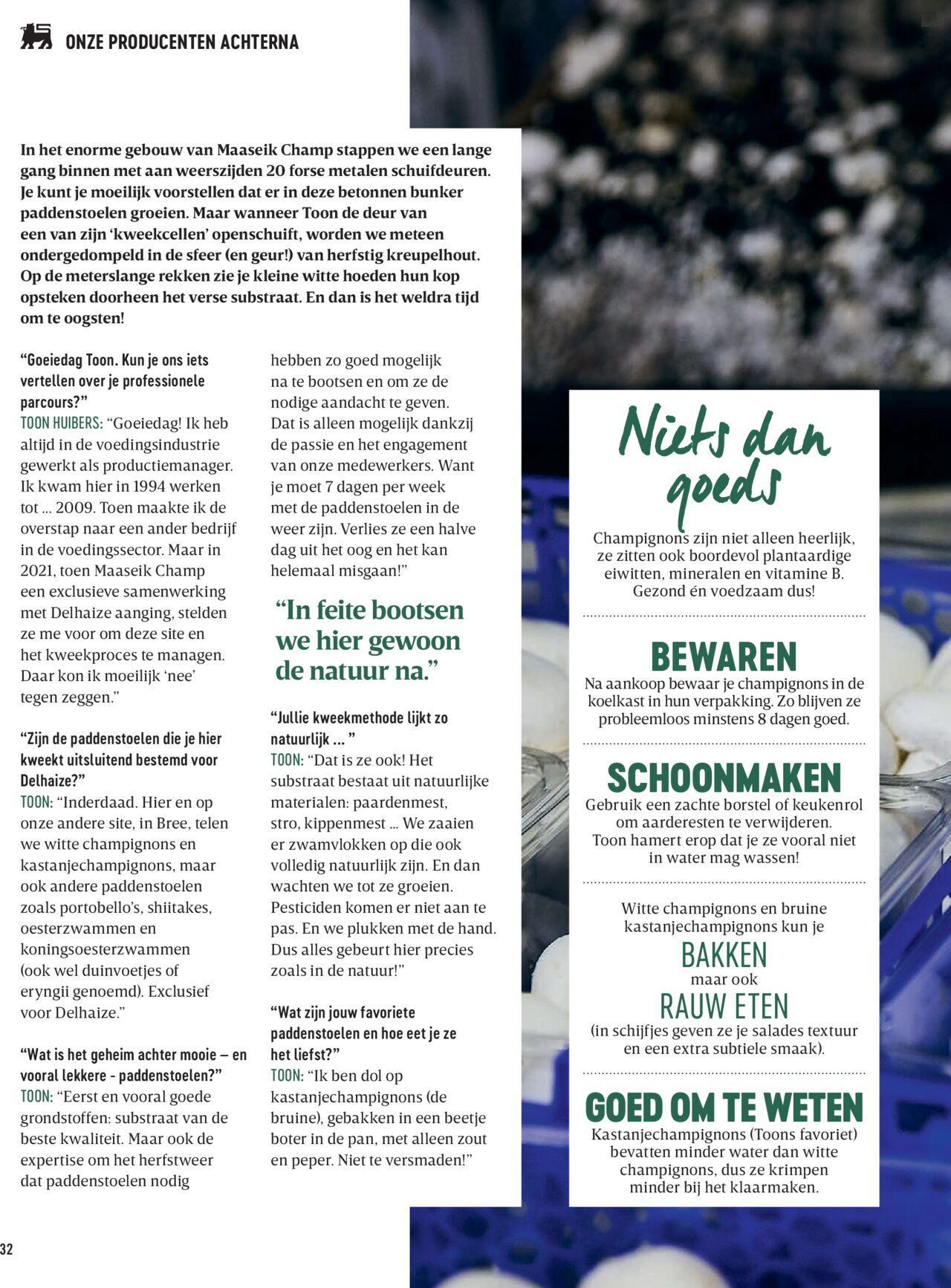 delhaize - Delhaize Magazine N°78 NL vanaf dinsdag 01/10/2024 - page: 32