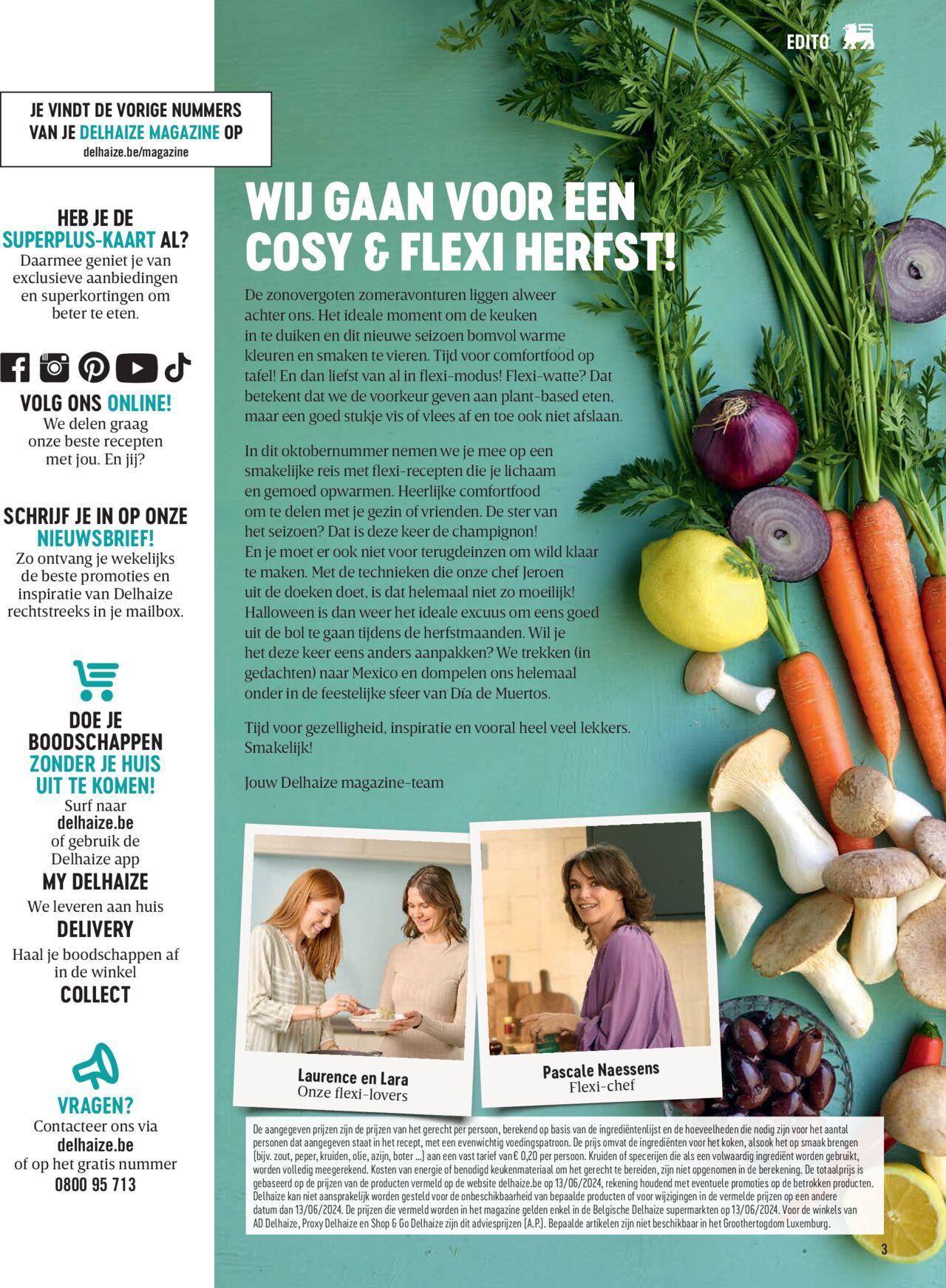 delhaize - Delhaize Magazine N°78 NL vanaf dinsdag 01/10/2024 - page: 3