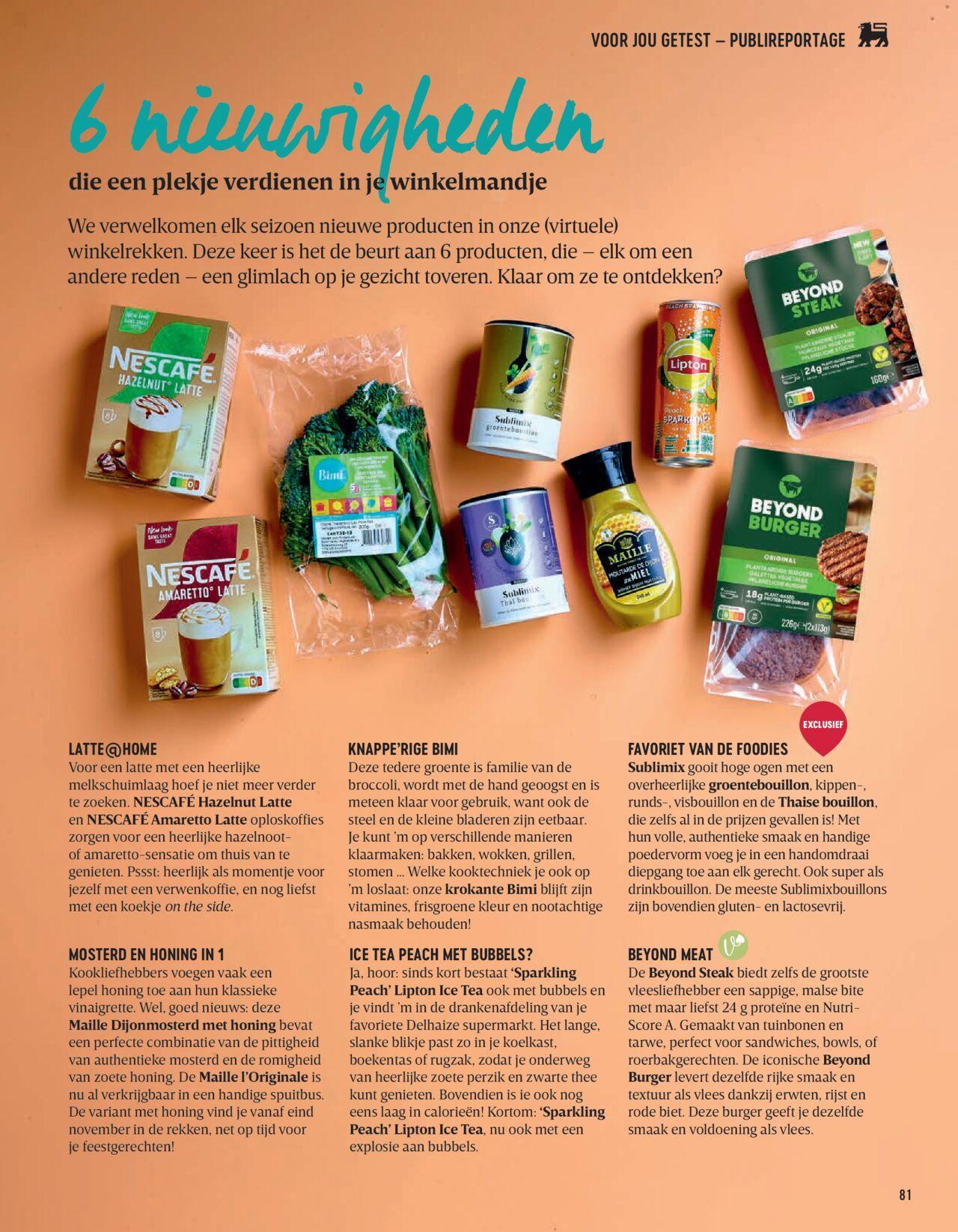 delhaize - Delhaize Magazine N°78 NL vanaf dinsdag 01/10/2024 - page: 81