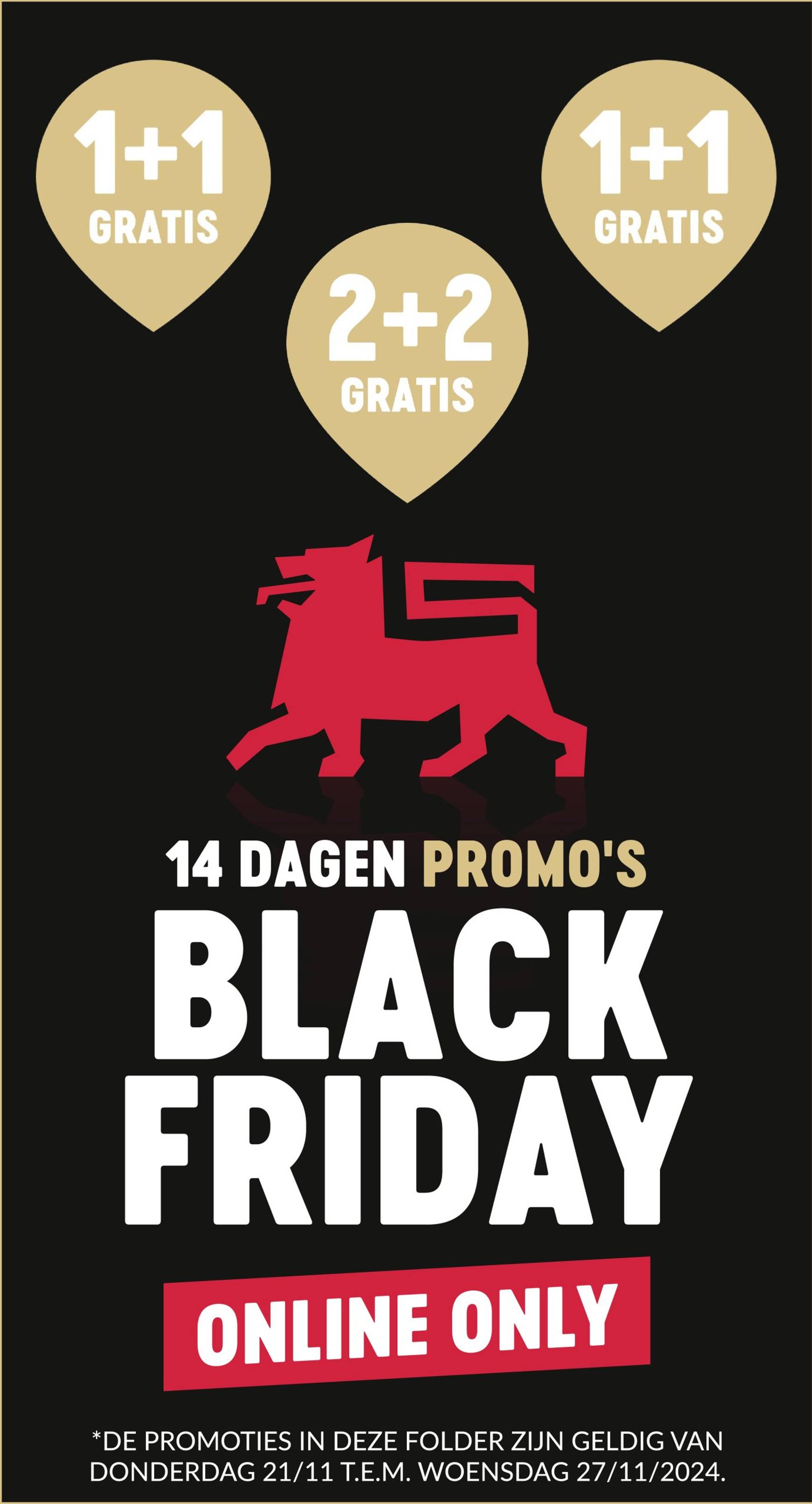 delhaize - Delhaize - Black Friday folder geldig vanaf 21/11 - 27/11