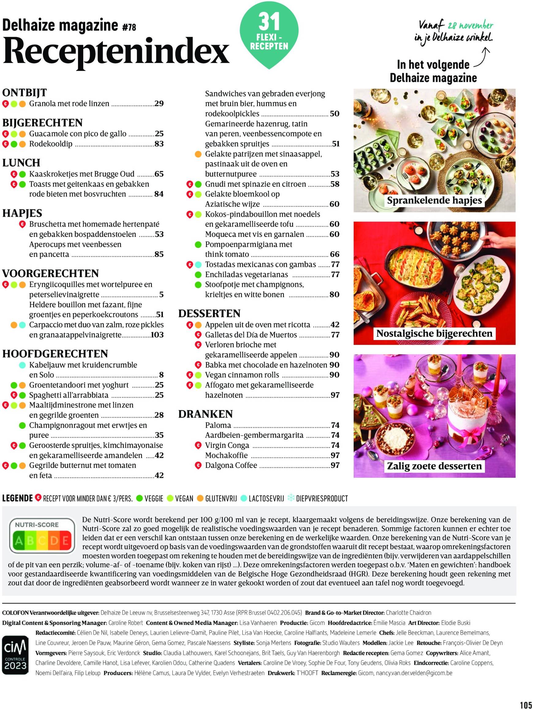 delhaize - Delhaize - Comfort Food folder geldig vanaf 01/12 - 31/12 - page: 105