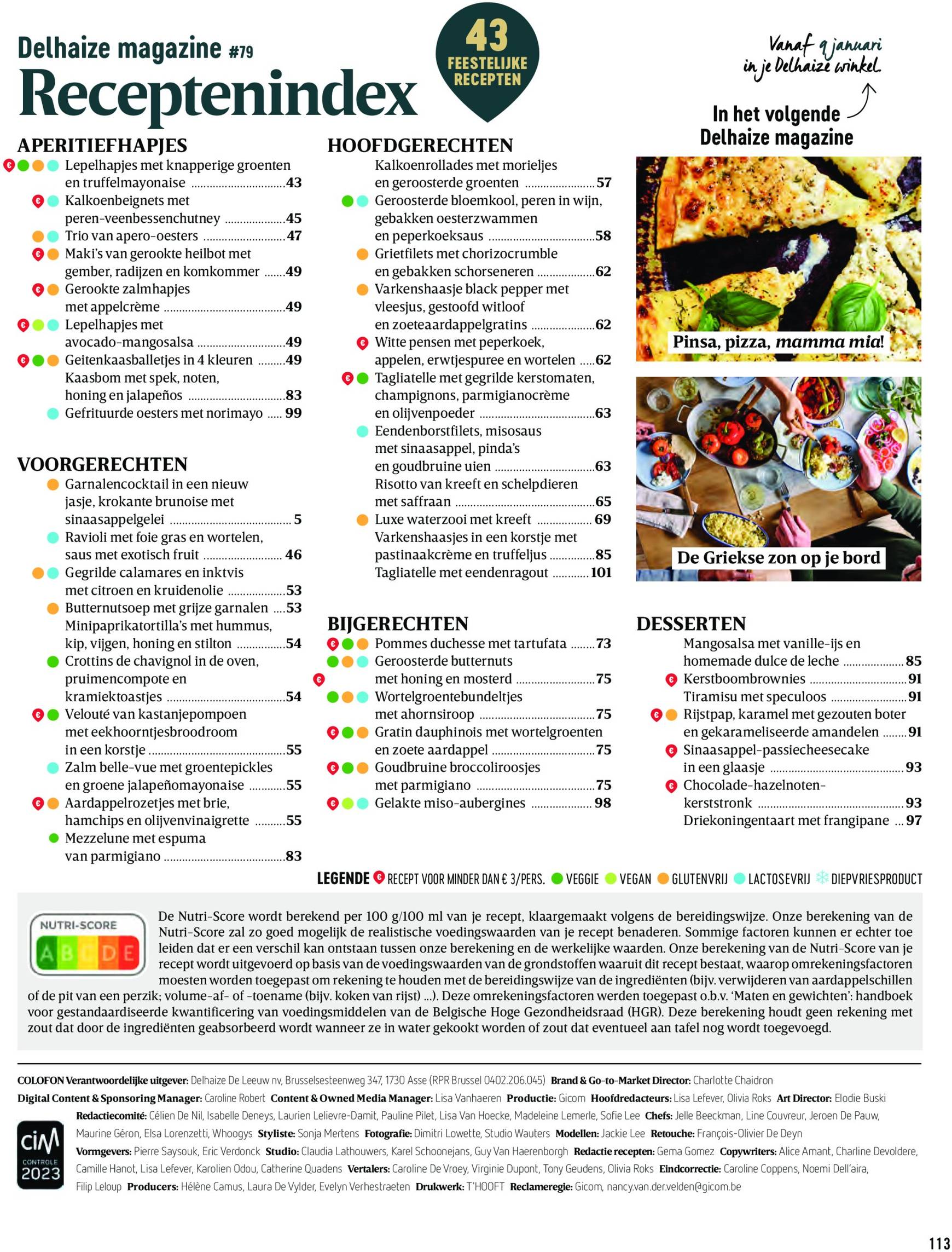 delhaize - Delhaize - Lekkere Feesten folder geldig vanaf 07/11 - 15/01 - page: 113