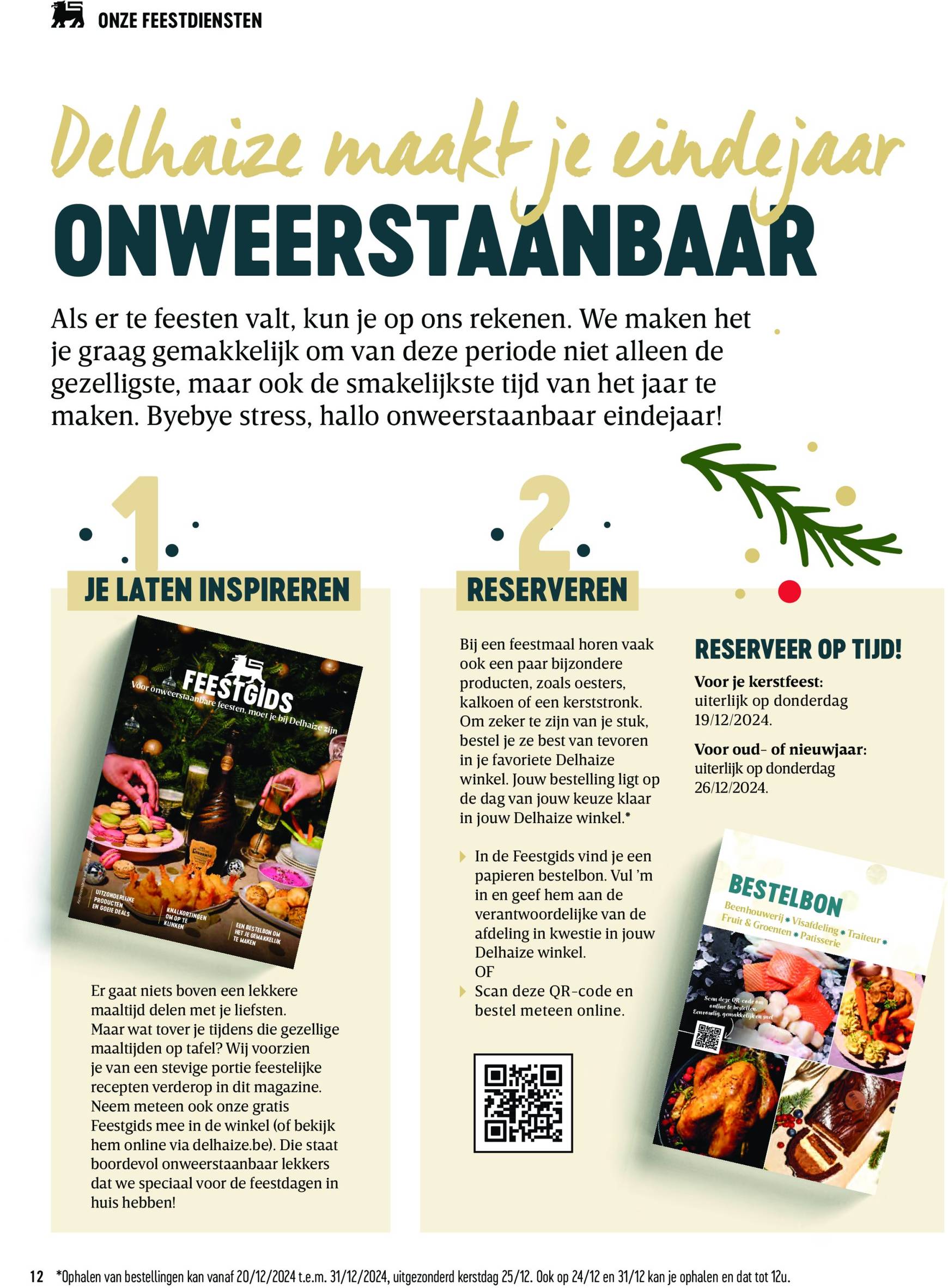 delhaize - Delhaize - Lekkere Feesten folder geldig vanaf 07/11 - 15/01 - page: 12