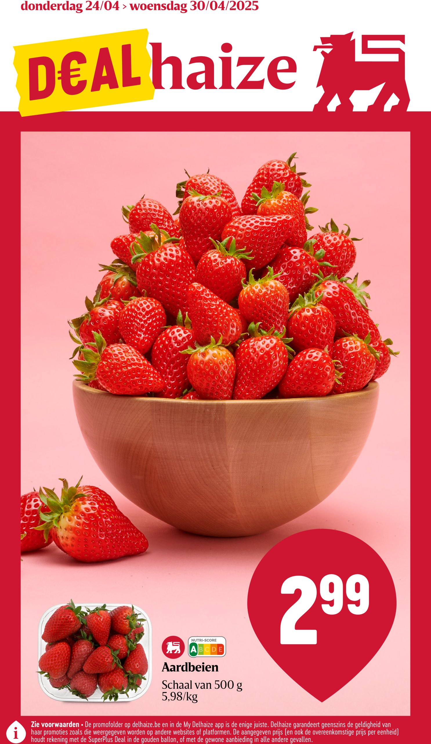 delhaize - Delhaize folder geldig vanaf 24/04 - 30/04