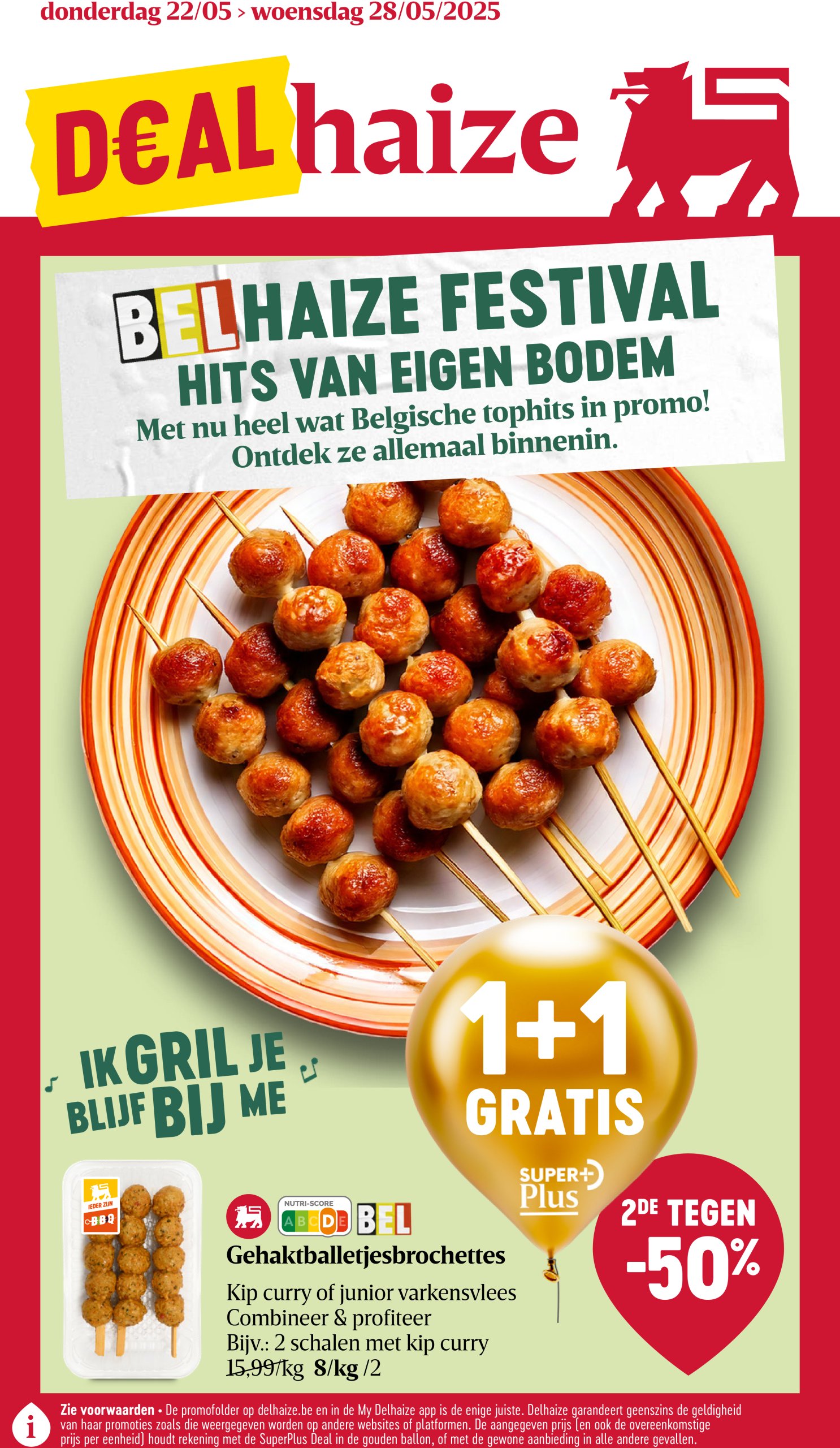 delhaize - Delhaize folder geldig vanaf 22/05 - 28/05