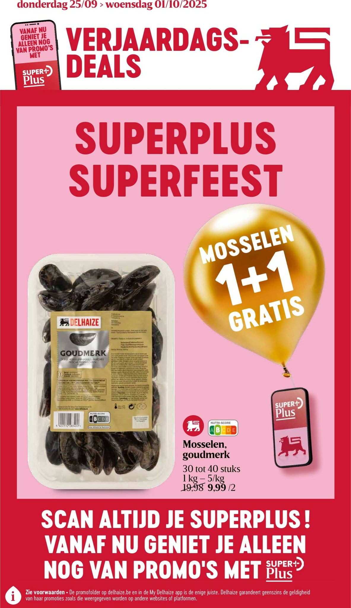 delhaize - Delhaize folder geldig vanaf 25/09 - 01/10