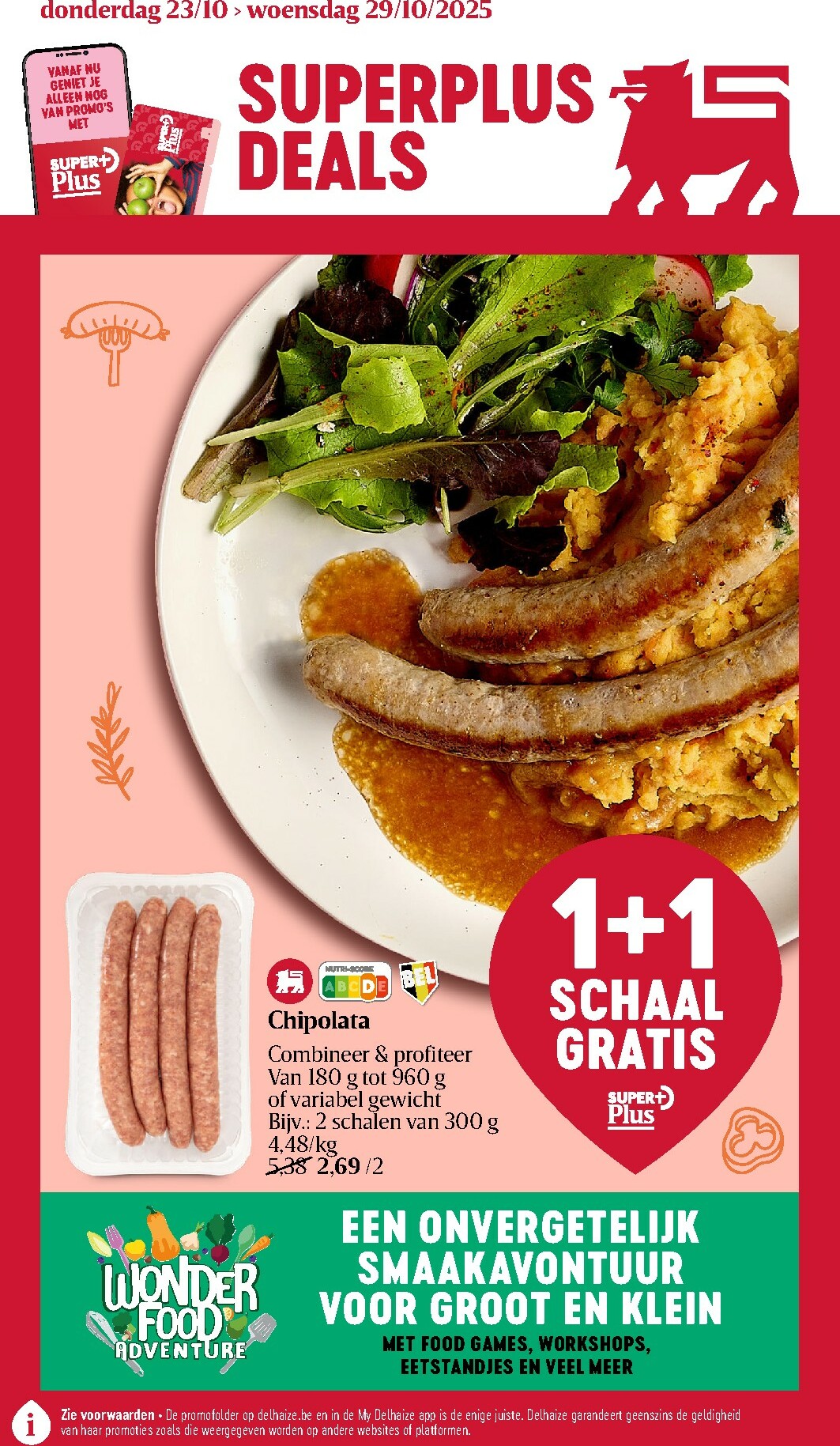delhaize - De Delhaize folder geldig vanaf 23/10 t/m 29/10