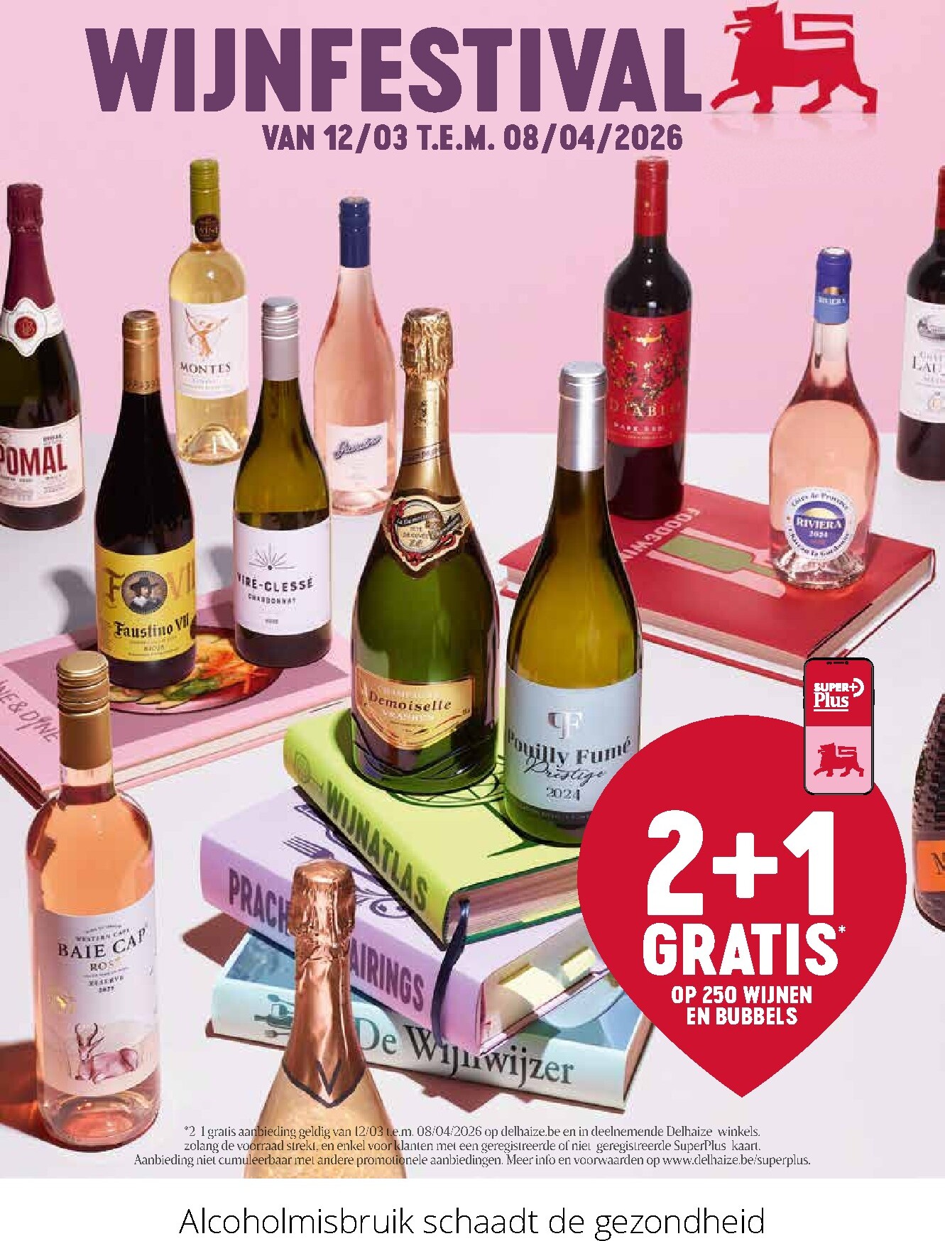 delhaize - De Delhaize - Wijnfestival folder geldig vanaf 12/03/2026 t/m 08/04/2026 - page: 1