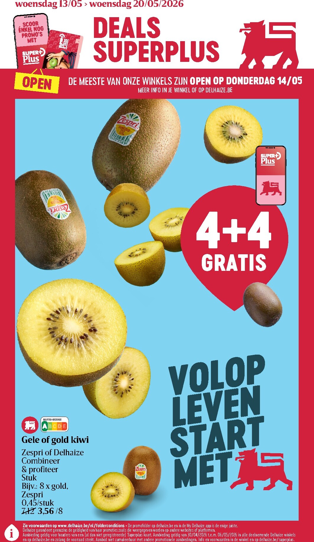 delhaize - Huidige Delhaize folder geldig van woensdag 13/05/2026 tot woensdag 20/05/2026 - page: 1