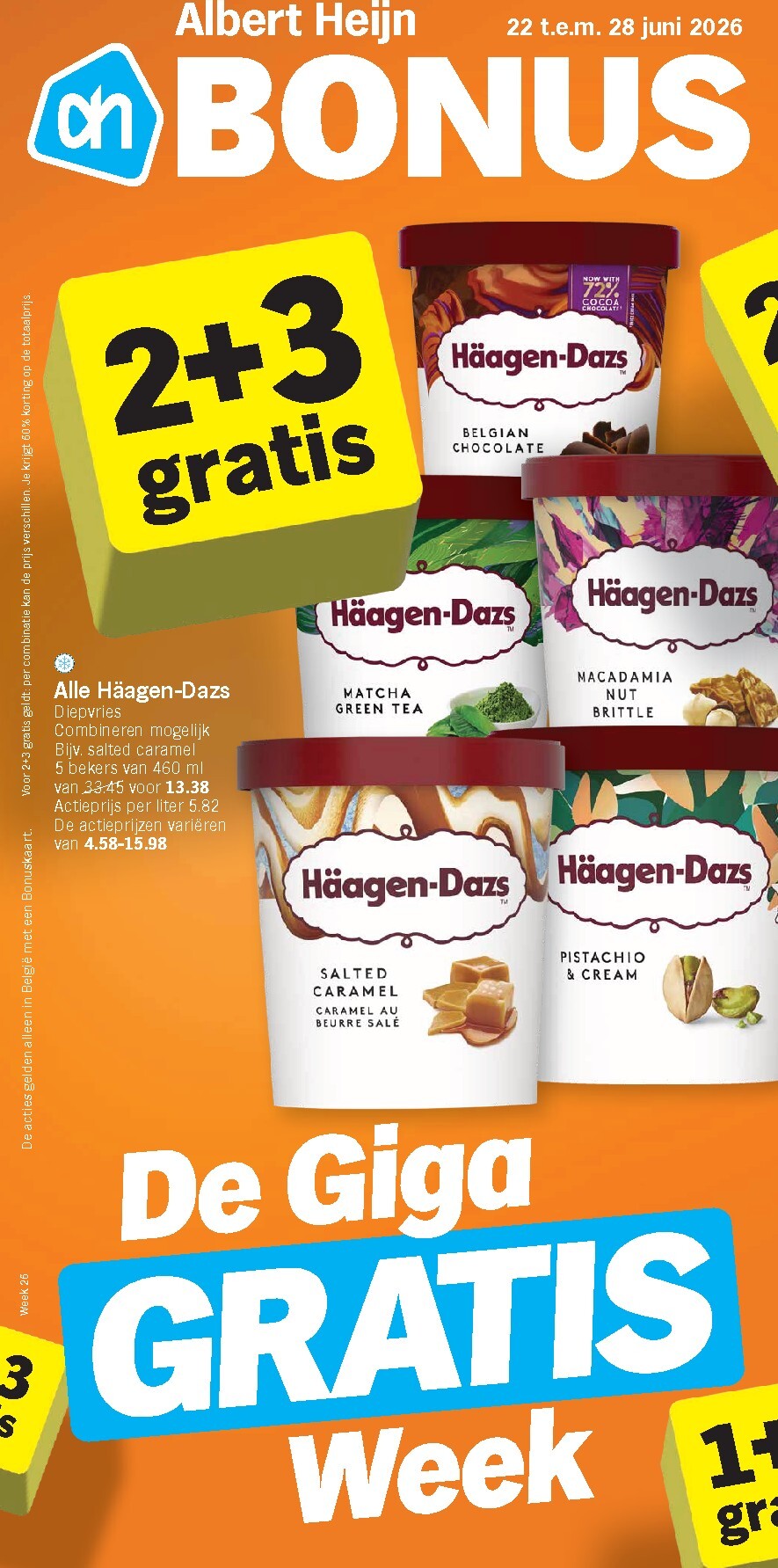 albert-heijn - Albert Heijn folder voor volgende week van maandag 22/06/2026 tot zondag 28/06/2026 - page: 1