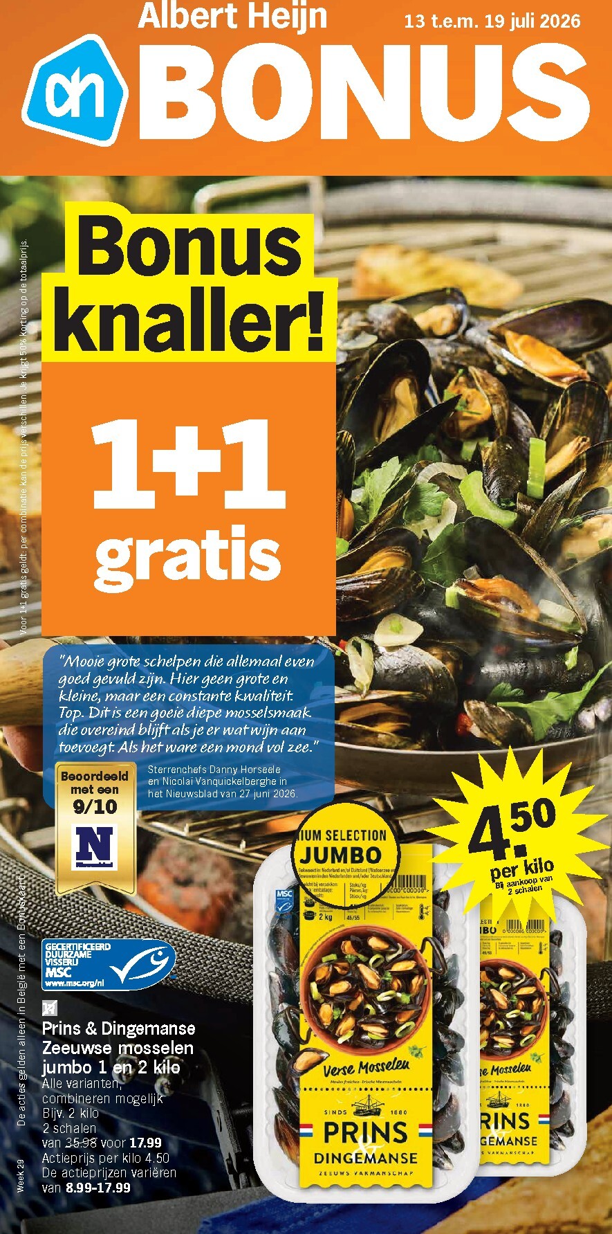 albert-heijn - Albert Heijn folder voor volgende week van maandag 13/07/2026 tot zondag 19/07/2026 - page: 1