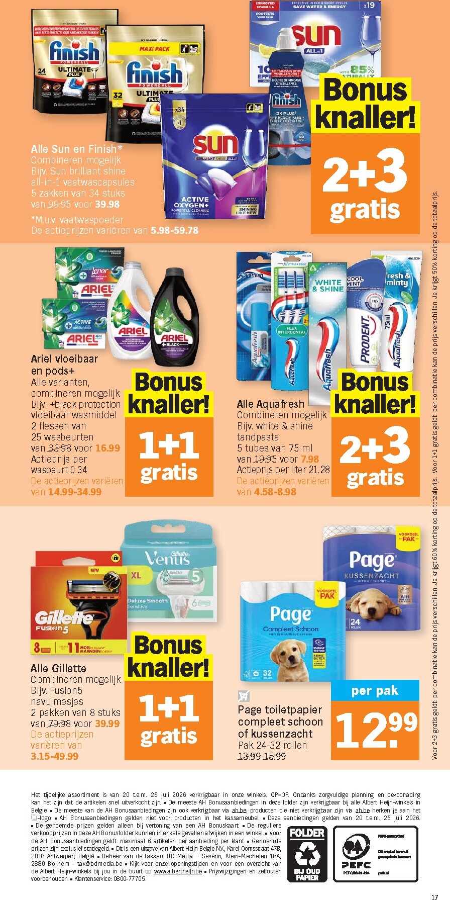 albert-heijn - Huidige Albert Heijn folder geldig van maandag 20/07/2026 tot zondag 26/07/2026 - page: 17