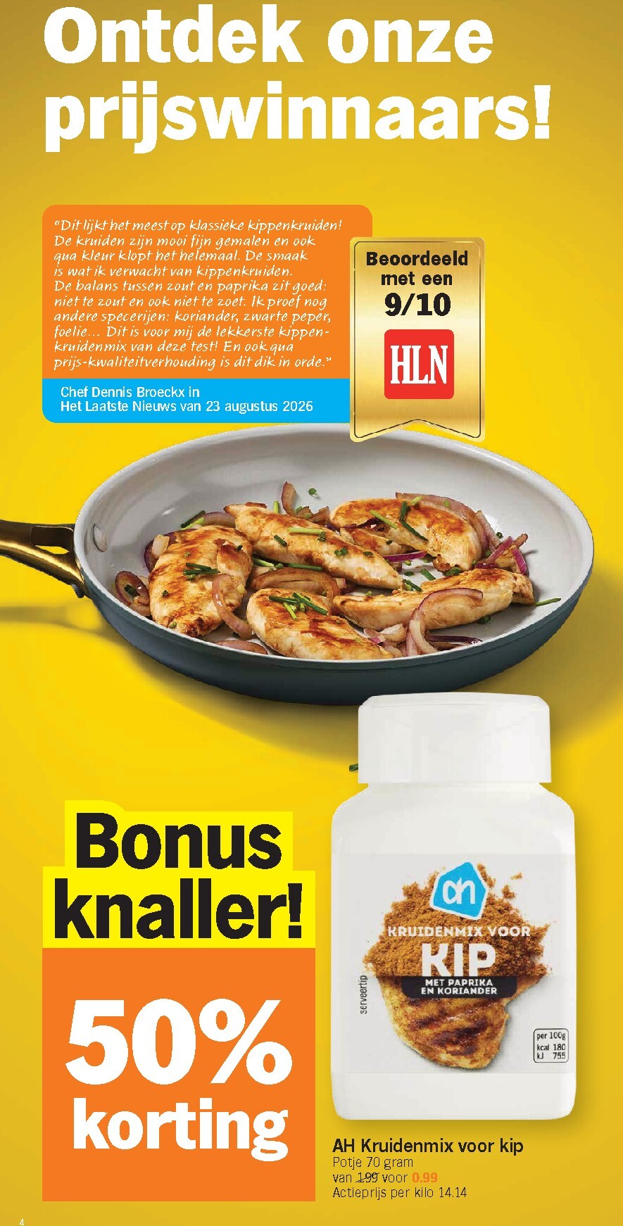 albert-heijn - Albert Heijn folder voor volgende week van maandag 12/10/2026 tot zondag 18/10/2026 - page: 4
