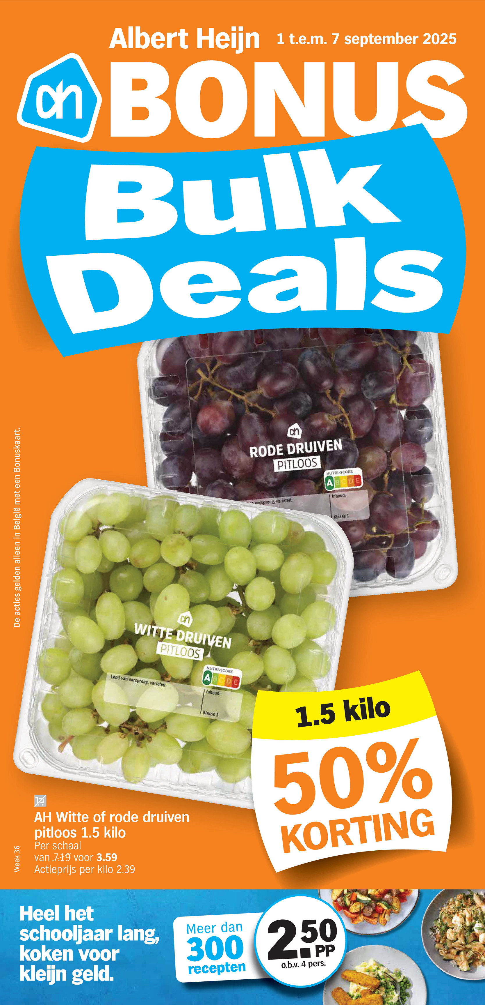 albert-heijn - Albert Heijn - Bulk Deals folder geldig vanaf 01/09 - 07/09
