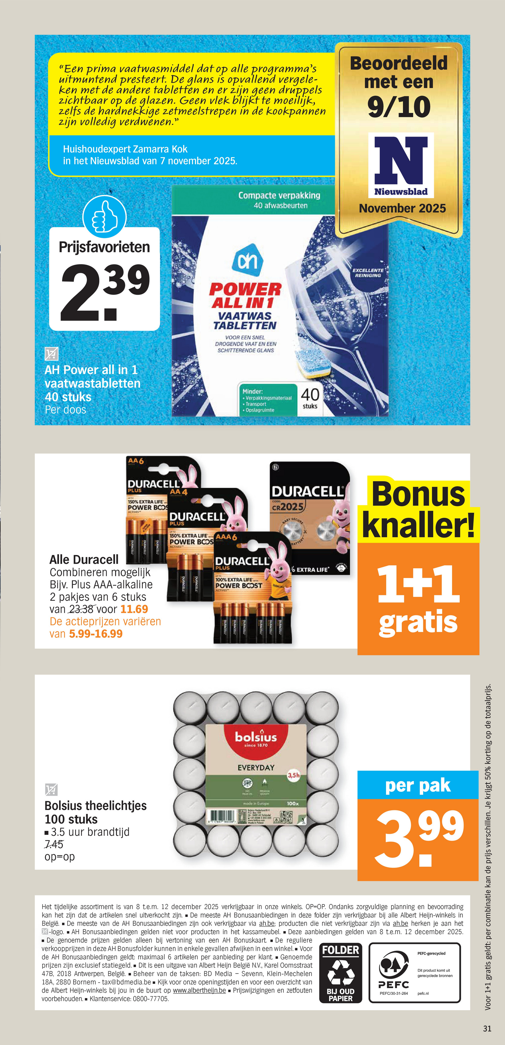 albert-heijn - De Albert Heijn folder geldig vanaf 08/12 t/m 12/12 - page: 31