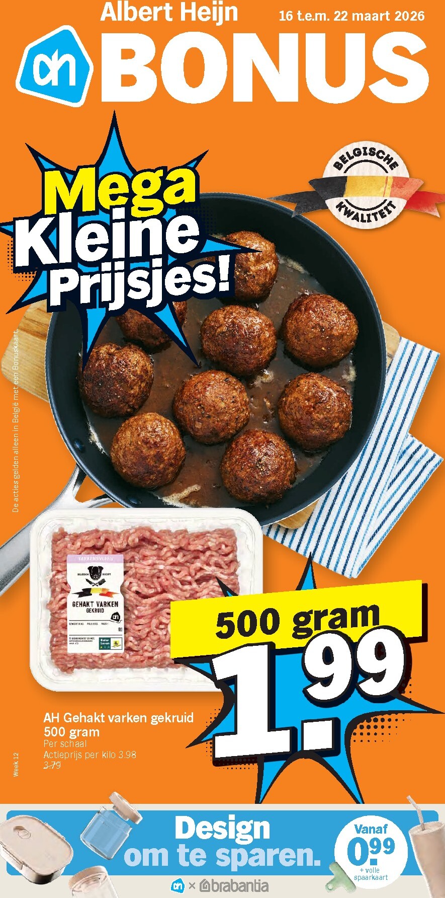 albert-heijn - De Albert Heijn folder geldig vanaf 16/03/2026 t/m 22/03/2026 - page: 1