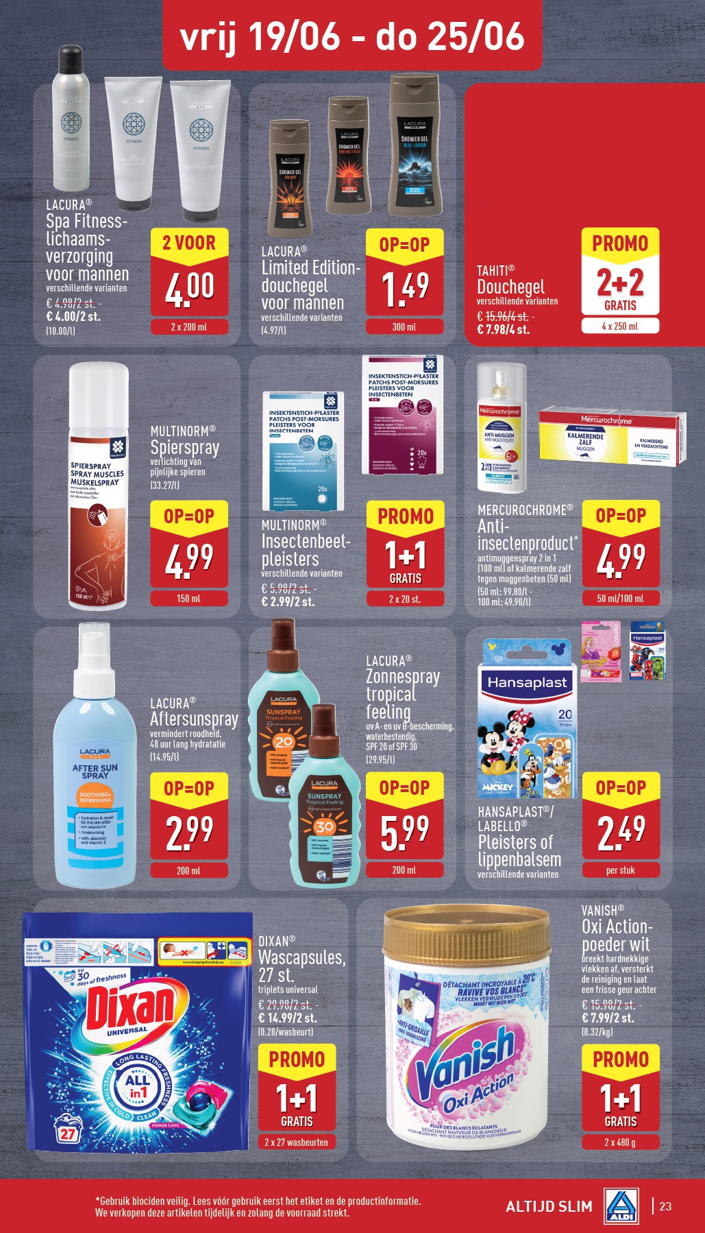 aldi - ALDI folder voor volgende week van maandag 15/06/2026 tot zaterdag 20/06/2026 - page: 23