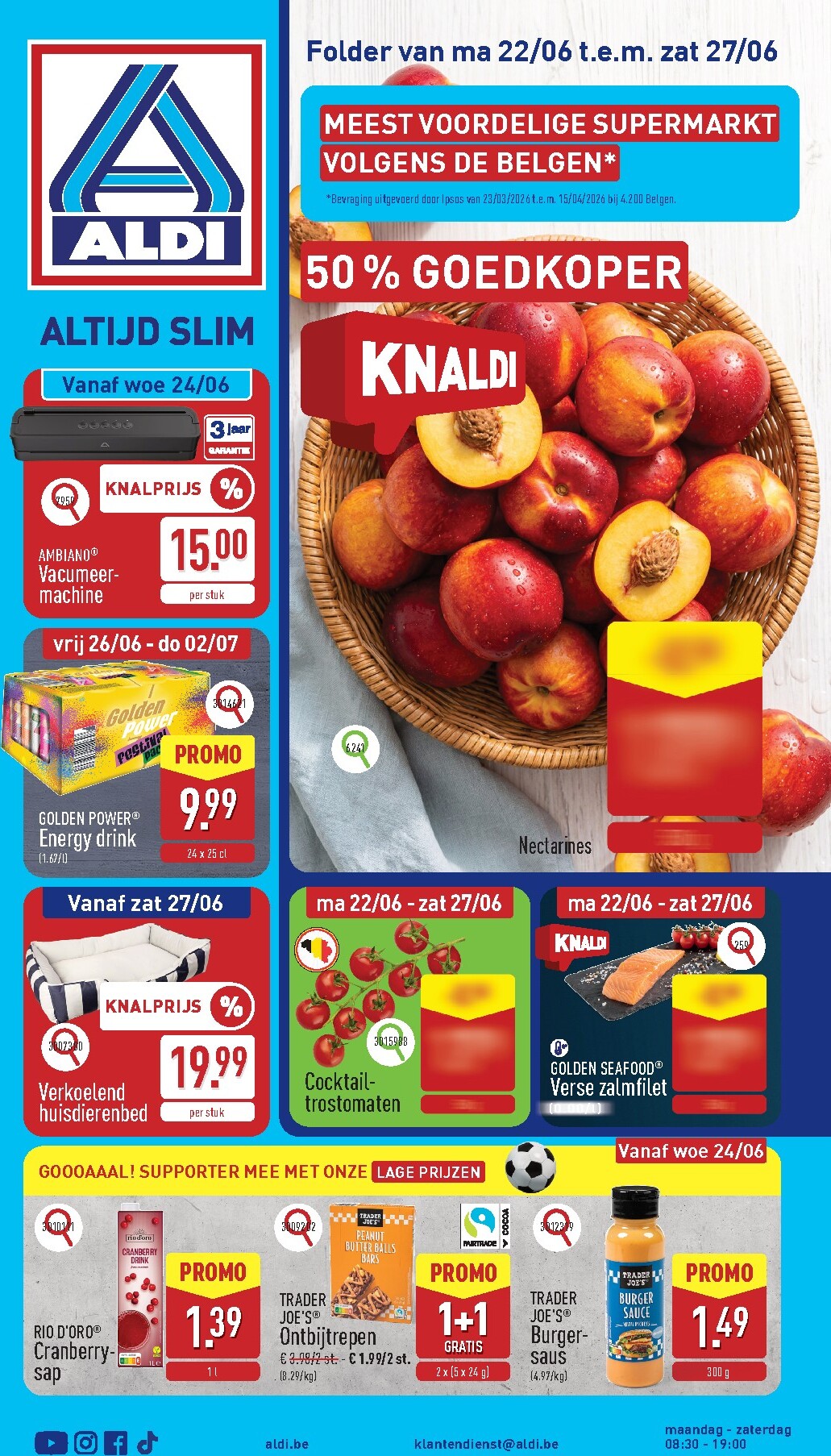 aldi - ALDI folder voor volgende week van maandag 22/06/2026 tot zaterdag 27/06/2026 - page: 1
