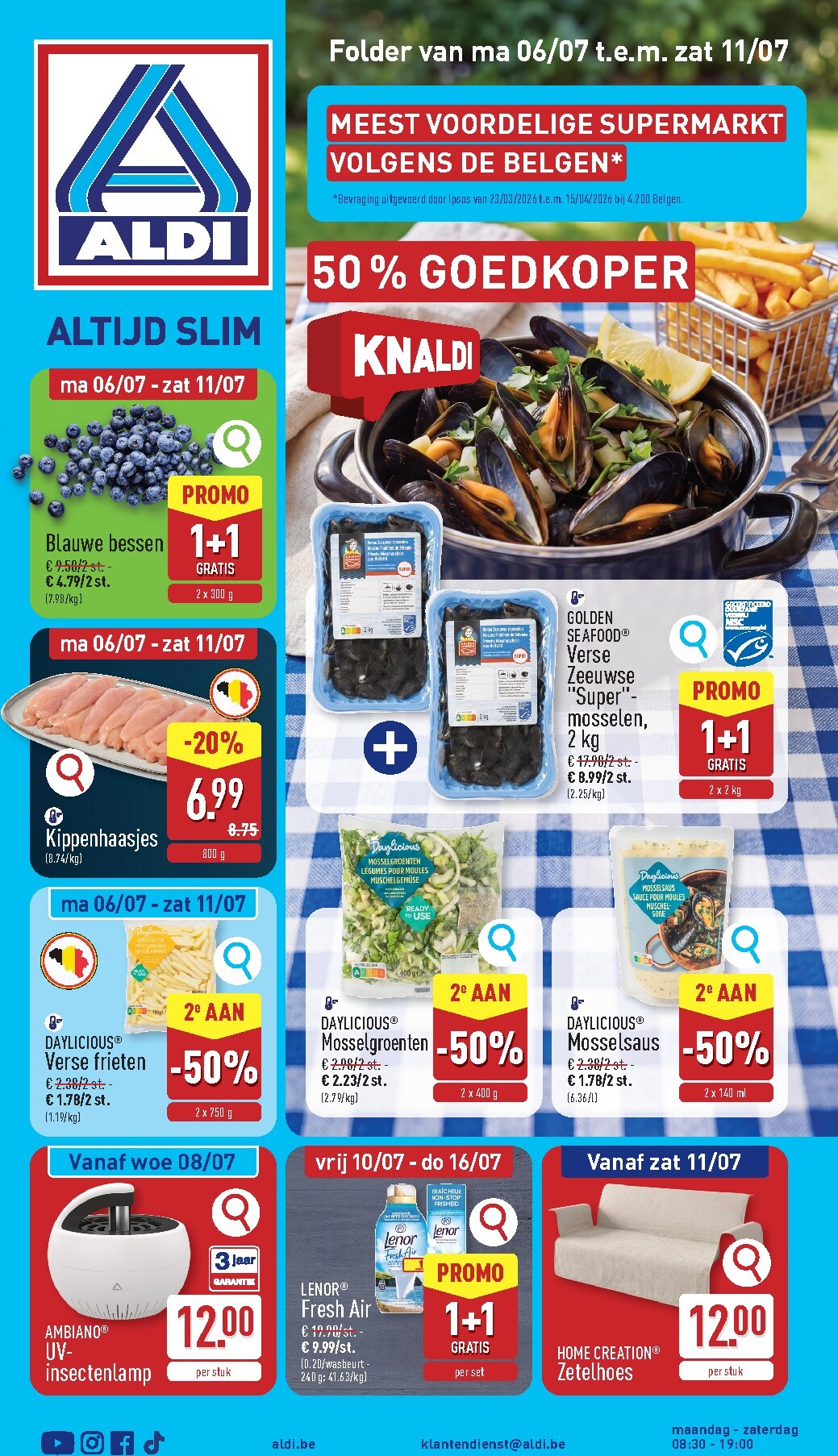 aldi - Huidige ALDI folder geldig van maandag 06/07/2026 tot zaterdag 11/07/2026 - page: 1