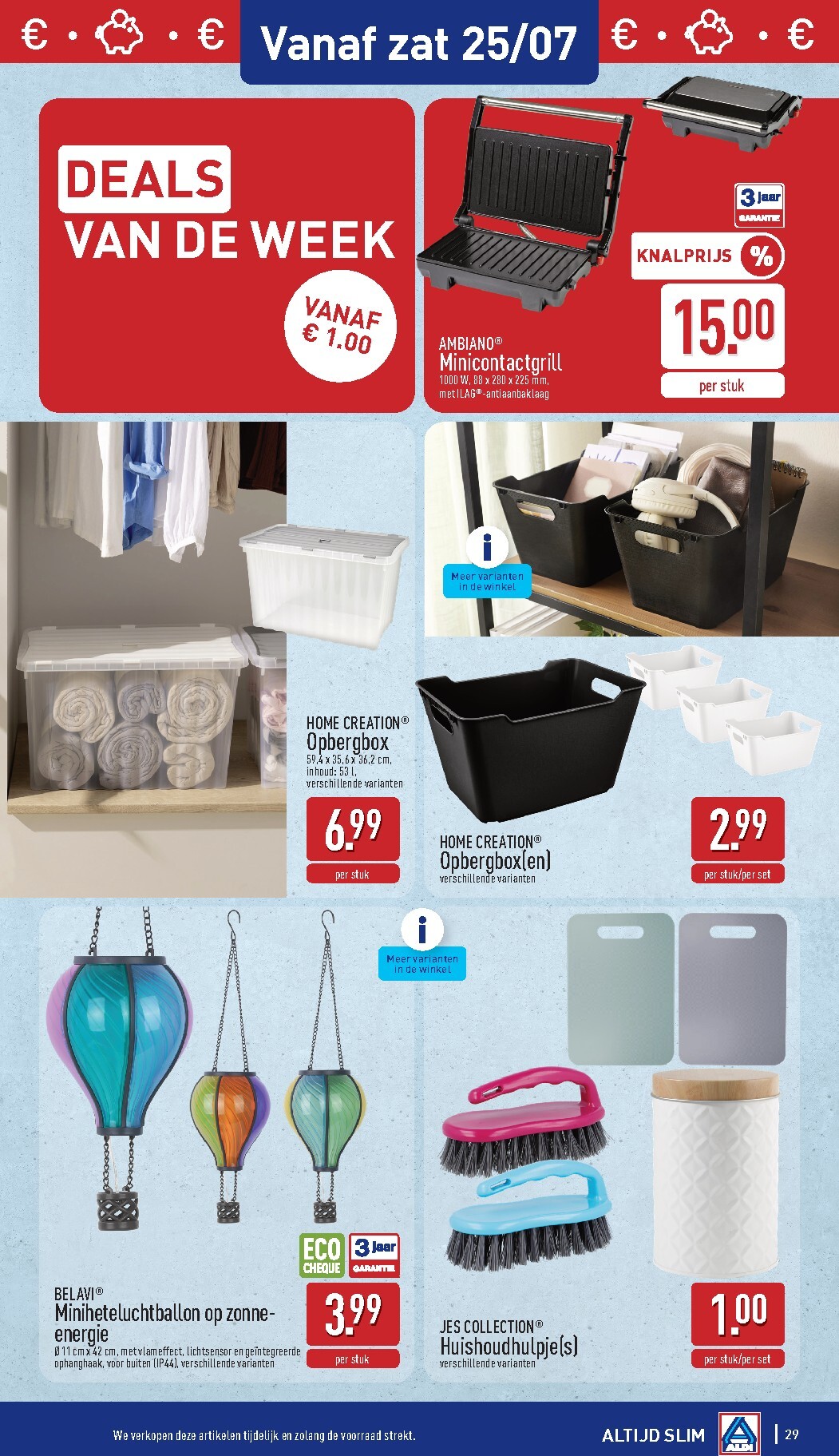 aldi - ALDI folder voor volgende week van maandag 20/07/2026 tot zaterdag 25/07/2026 - page: 29