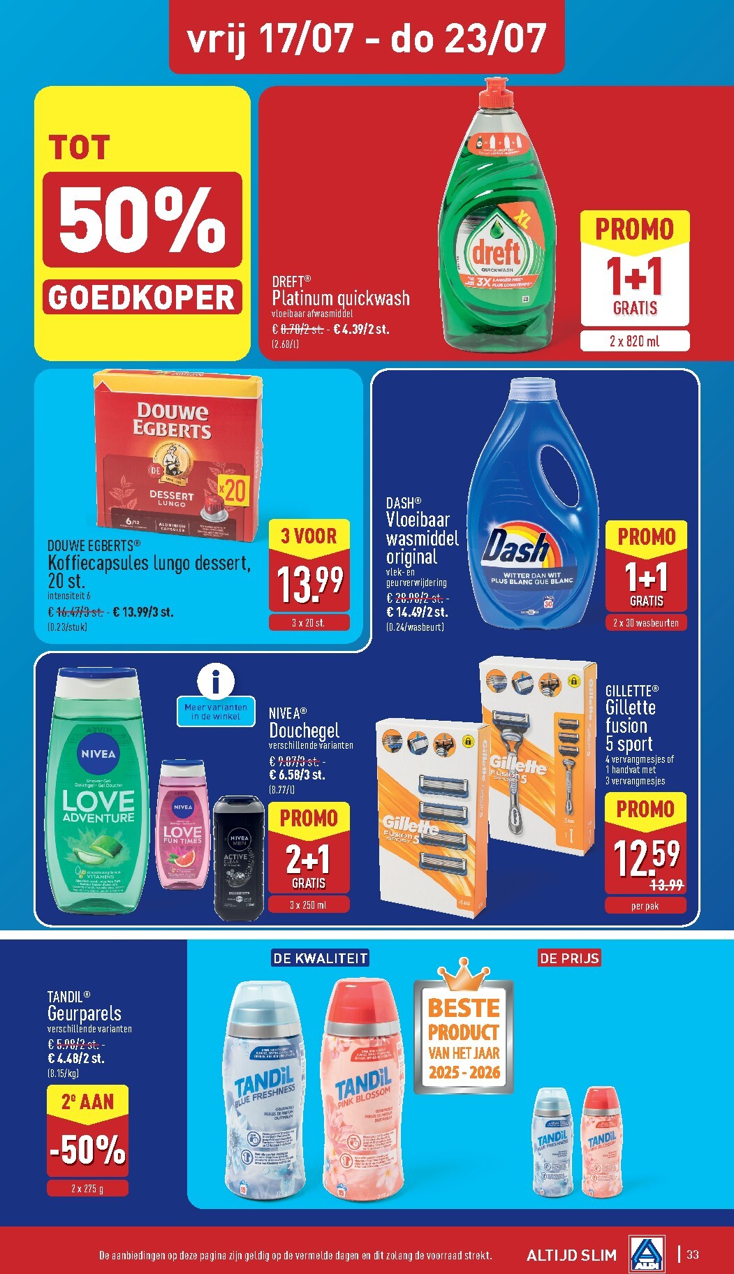 aldi - Huidige ALDI folder geldig van maandag 13/07/2026 tot zaterdag 18/07/2026 - page: 33