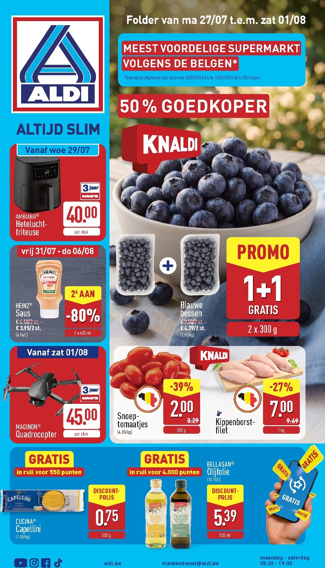 aldi - ALDI-folder van volgende week folder voor volgende week van maandag 27/07/2026 tot zaterdag 01/08/2026 - page: 1