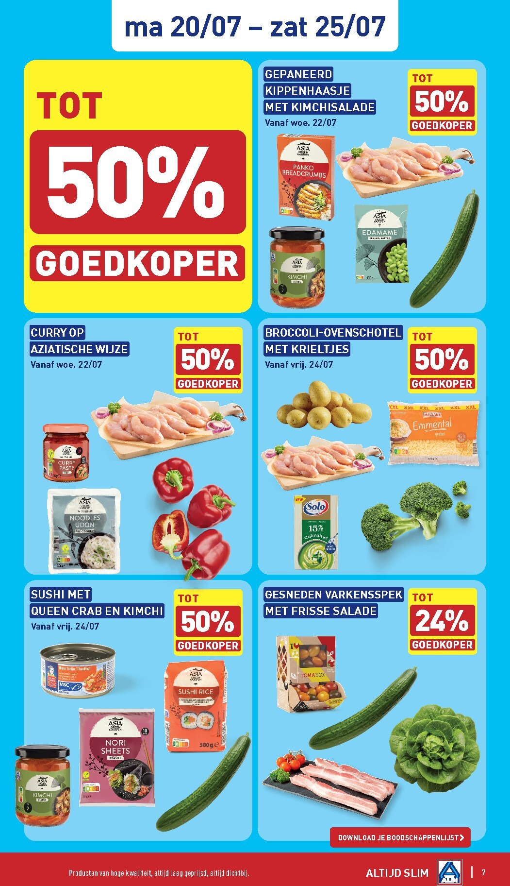 aldi - Huidige ALDI folder geldig van maandag 20/07/2026 tot zaterdag 25/07/2026 - page: 7