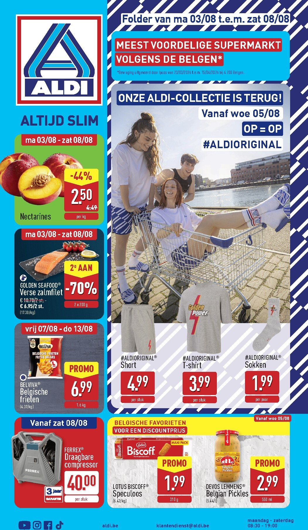 aldi - ALDI folder voor volgende week van maandag 03/08/2026 tot zaterdag 08/08/2026 - page: 1