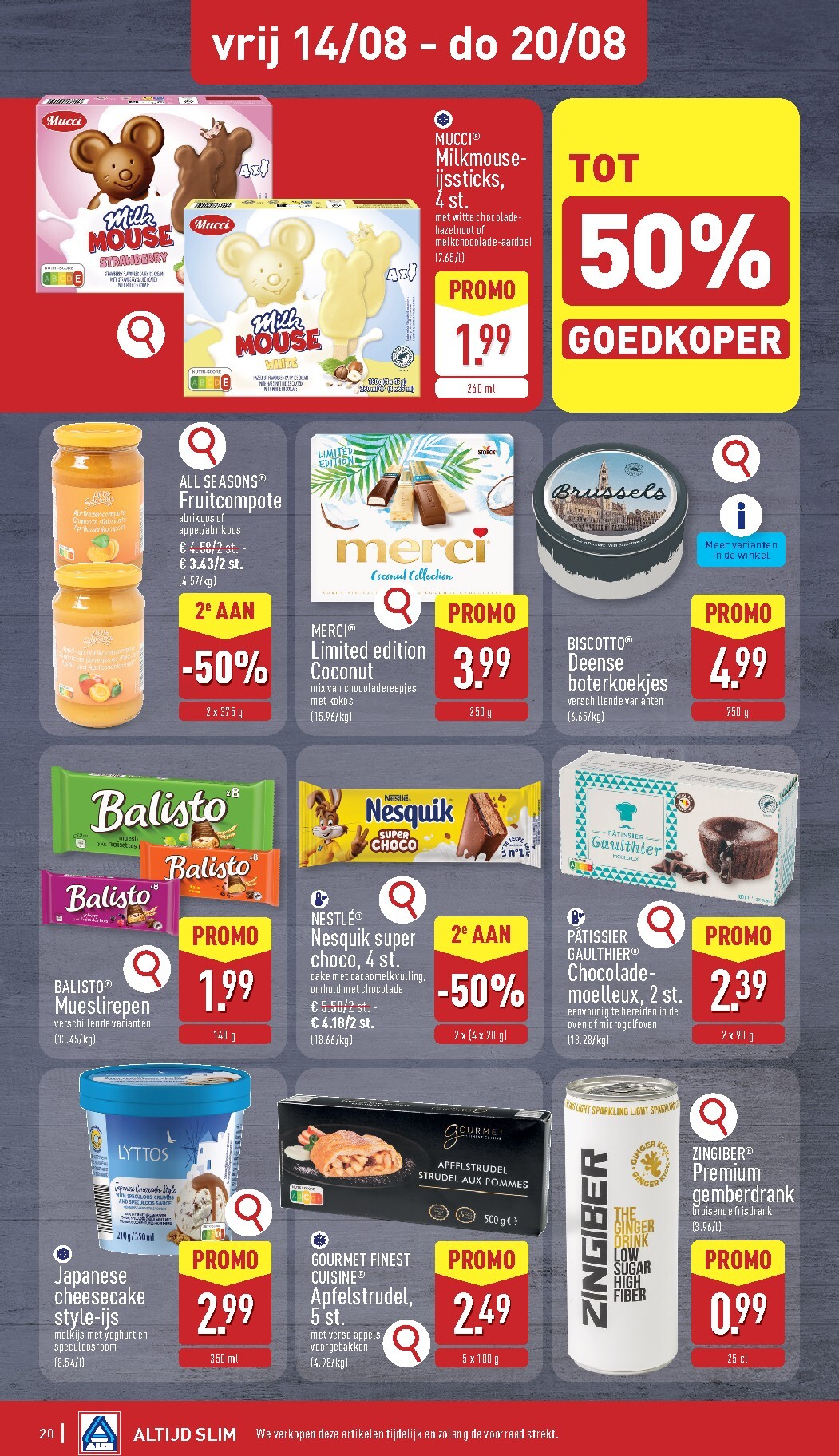 aldi - ALDI folder voor volgende week van maandag 10/08/2026 tot vrijdag 14/08/2026 - page: 20