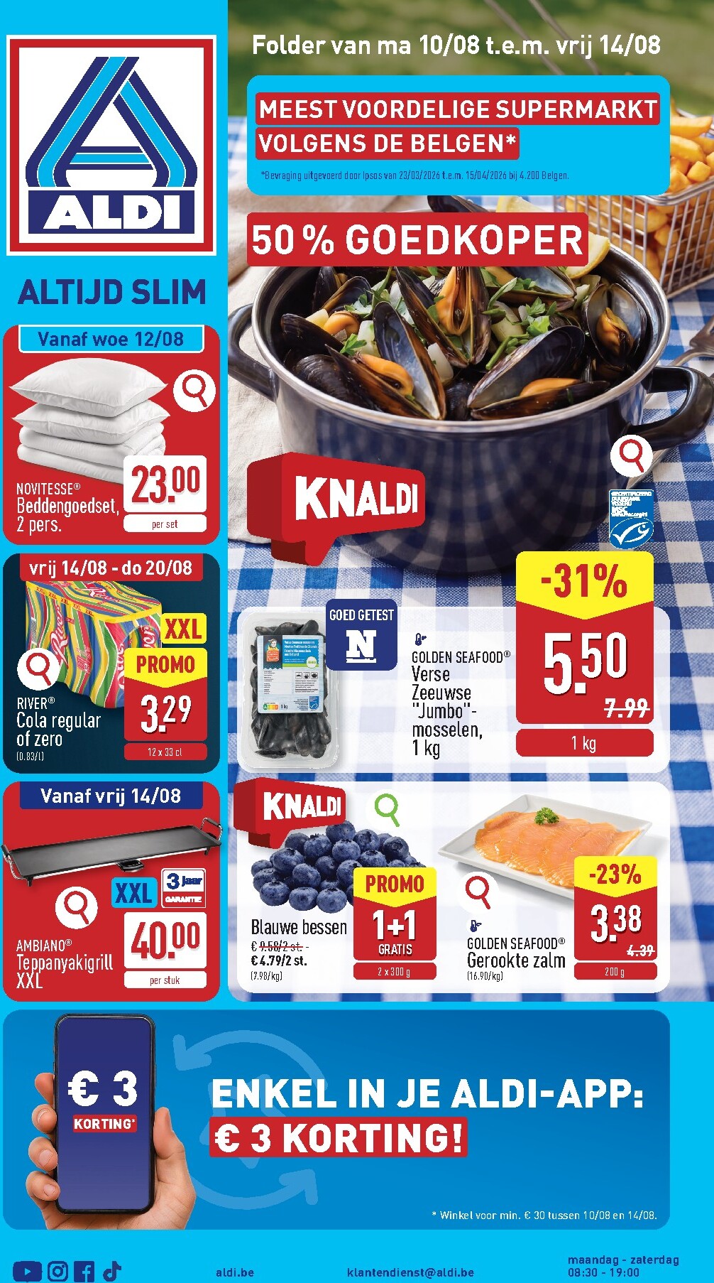 aldi - ALDI folder voor volgende week van maandag 10/08/2026 tot vrijdag 14/08/2026