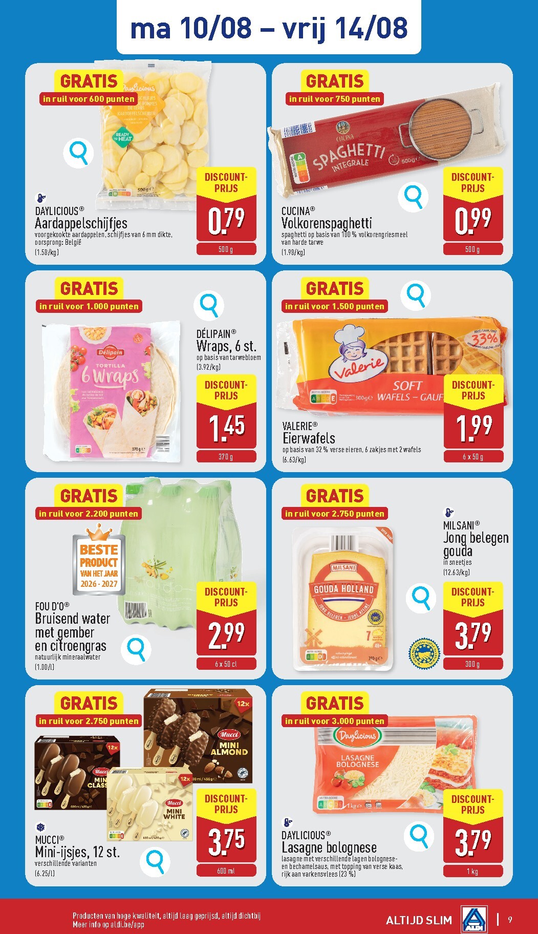 aldi - ALDI folder voor volgende week van maandag 10/08/2026 tot vrijdag 14/08/2026 - page: 9
